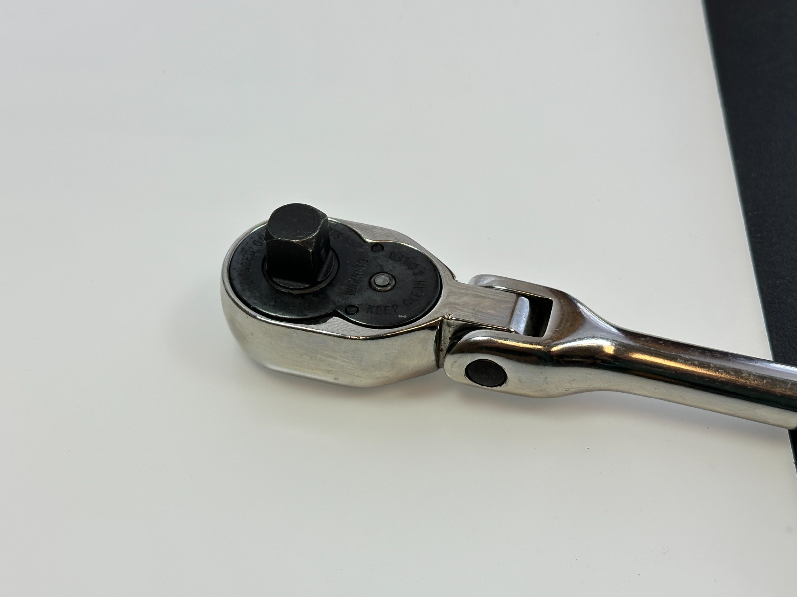 NOS Armstrong Tools USA 12-905 (Rare) 1/2″ Drive FLEX Head Chrome Ratchet (NEW)