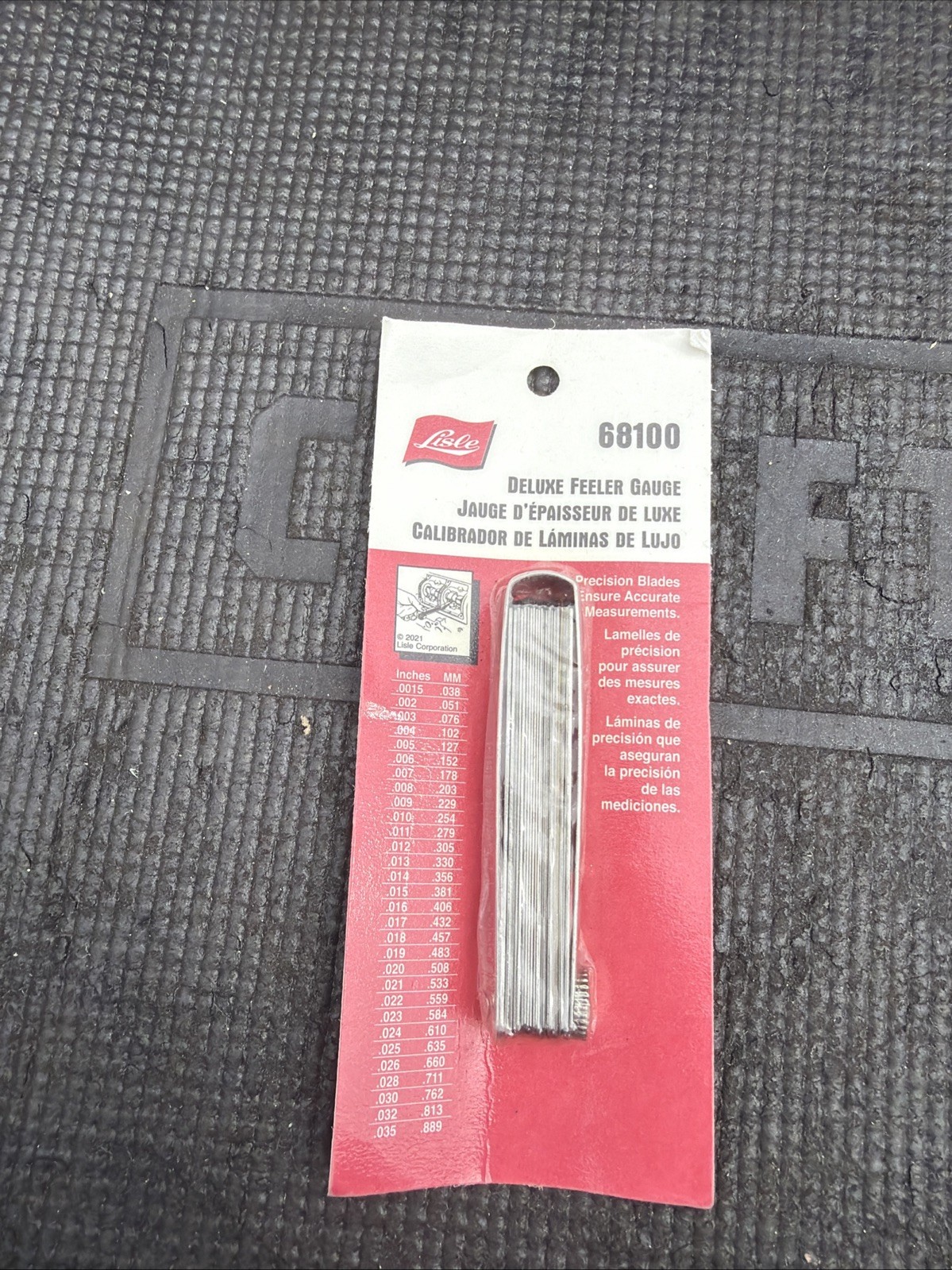 Deluxe Feeler Gauge – Lisle Tool Corporation Prt# 68100 Nos