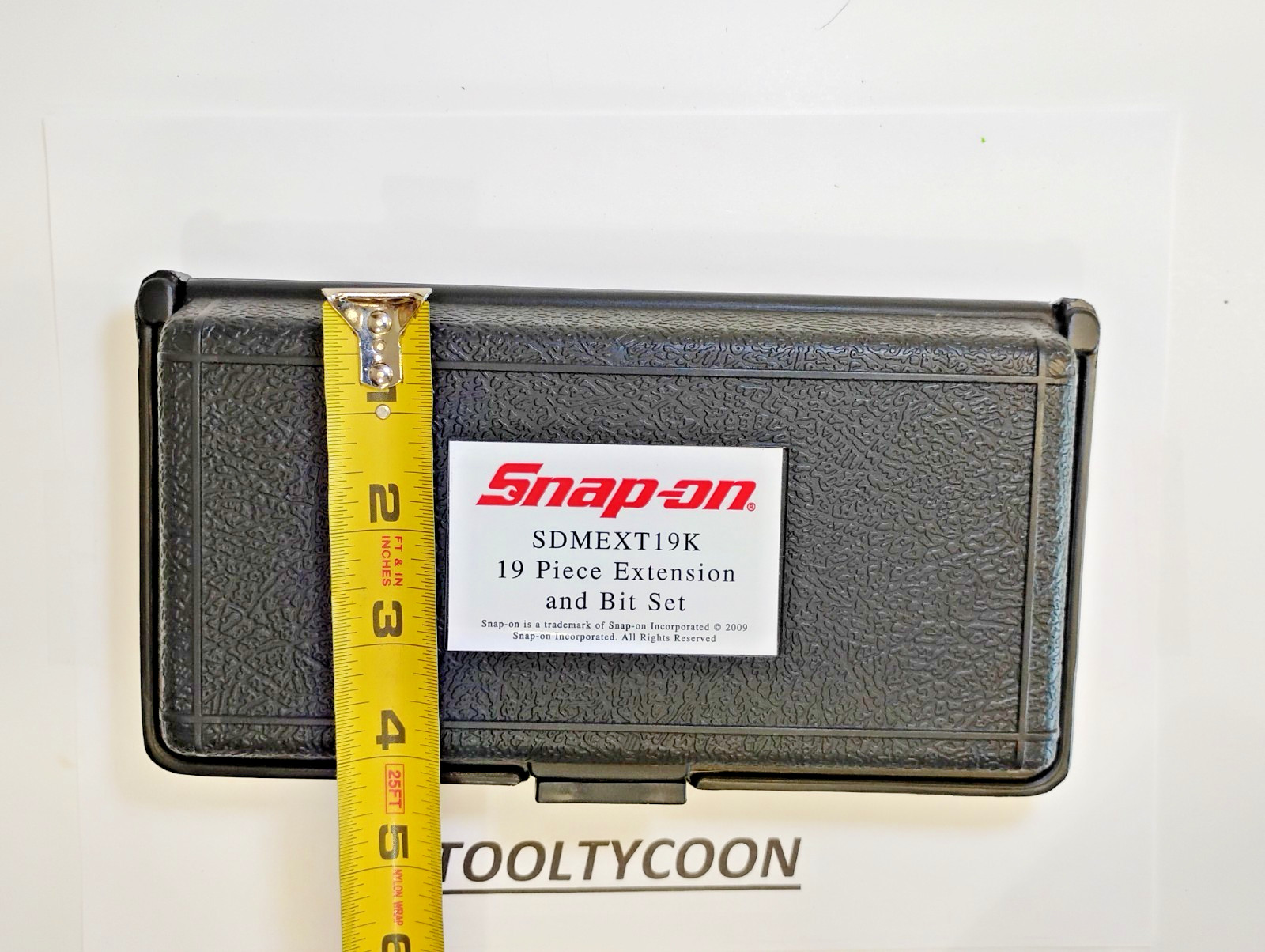 Snap-On Tools NEW BLACK BIT Holds Hex Bits CASE Only for Kit # SDMEXT19K