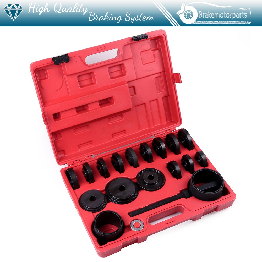 Front Wheel Drive 23PCS Bearing Removal Press Adapter Puller Pulley Tool Kit