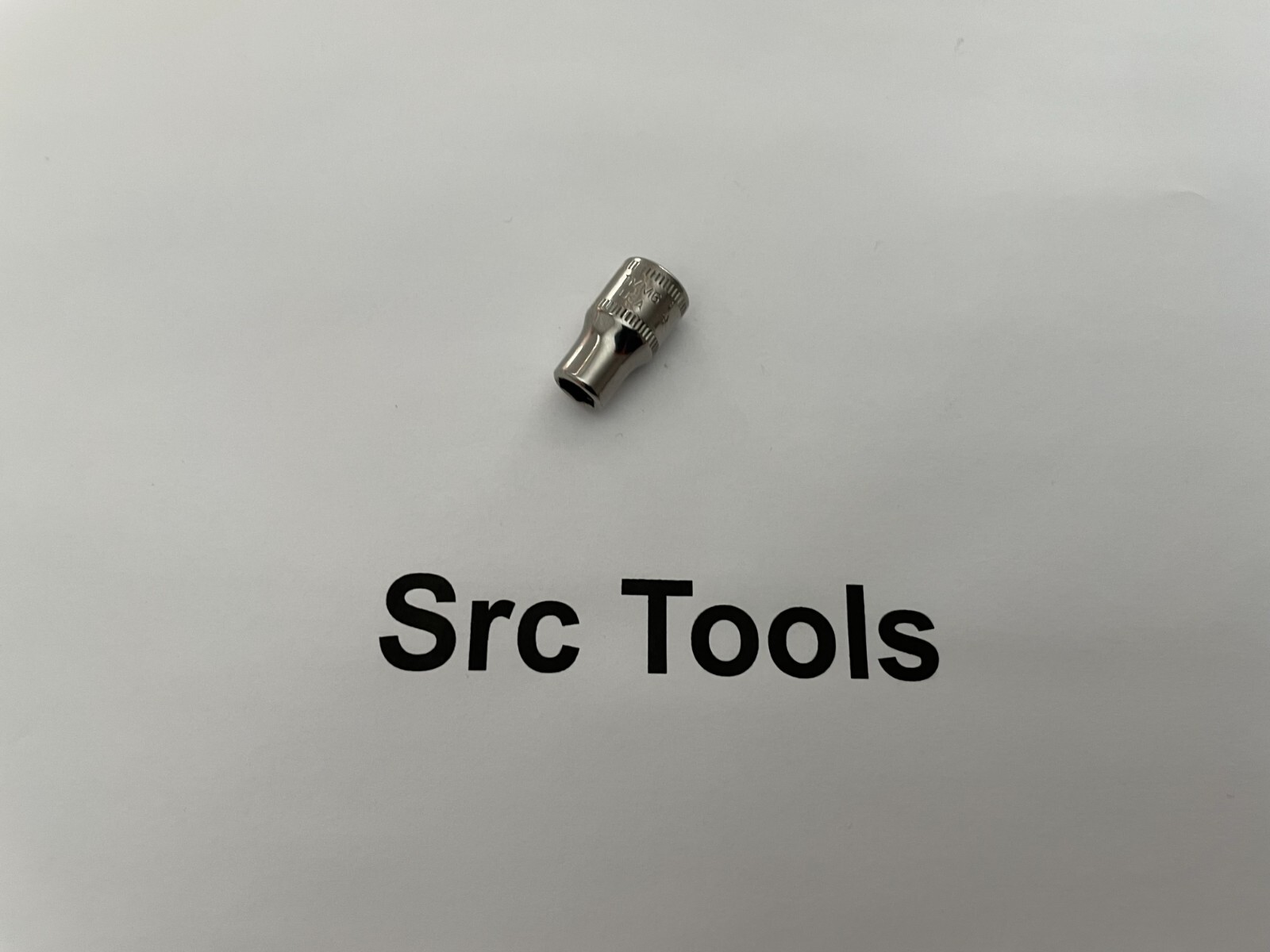 Snap-On Tools USA 2004 1/4″ Drive 6pt 6mm Metric Shallow Chrome Socket TMM6