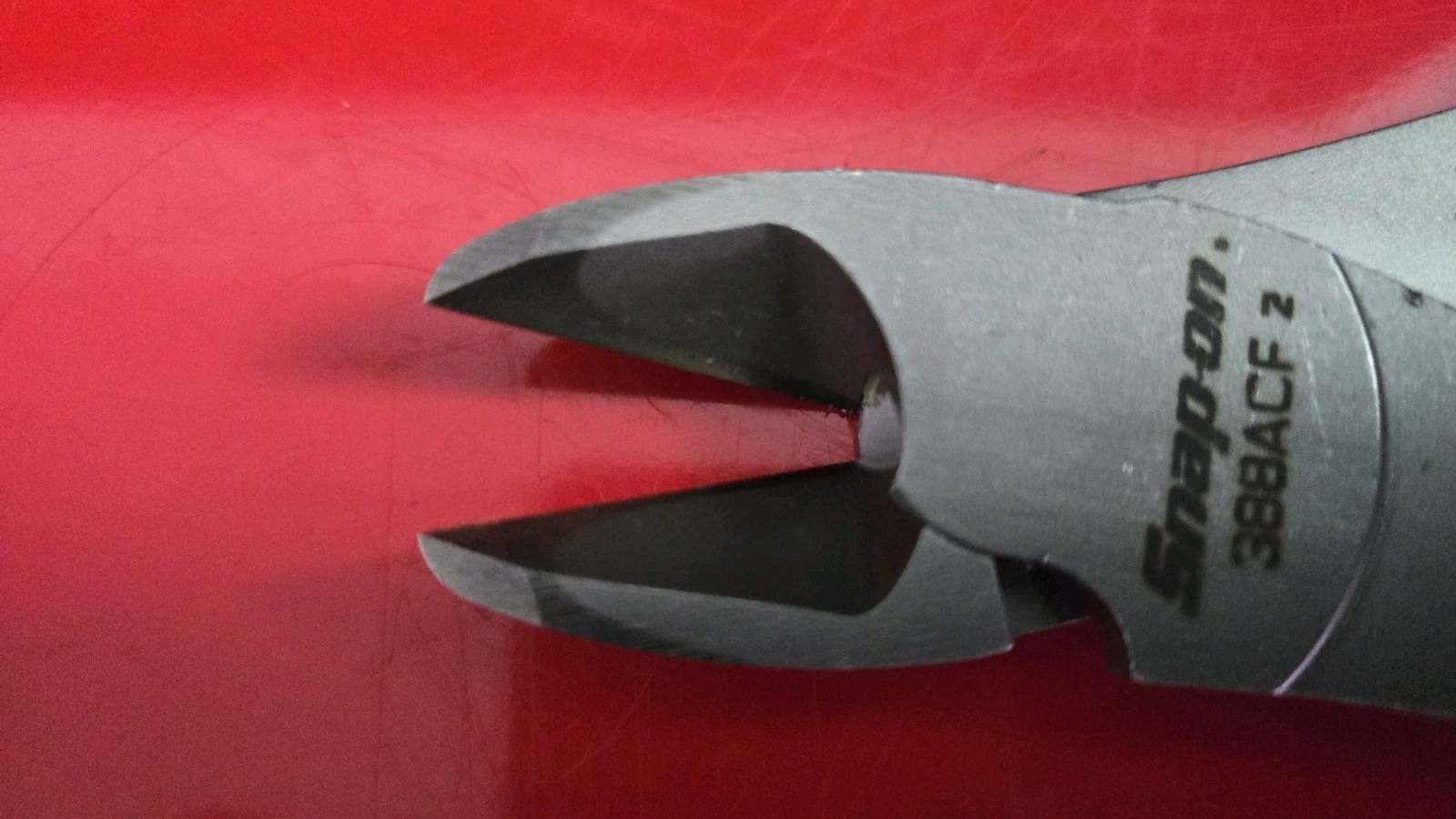 Snap On 388ACF Black Soft Grip 8″ Ventor Edge High Leverage Diagonal Cutters