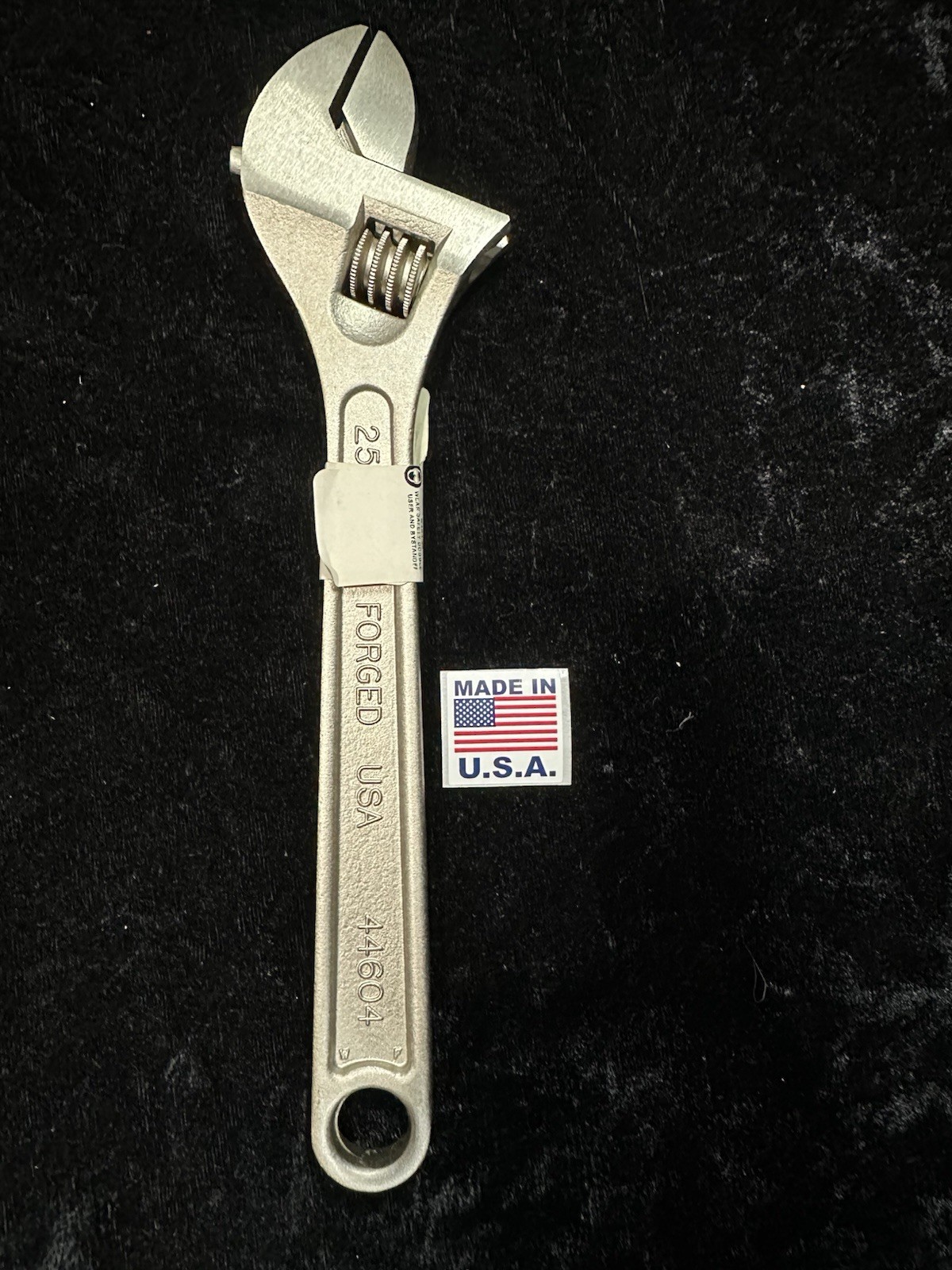 NOS 🔥 Craftsman USA 10″ 250mm Adjustable Wrench Satin 44604 MINT With Tag
