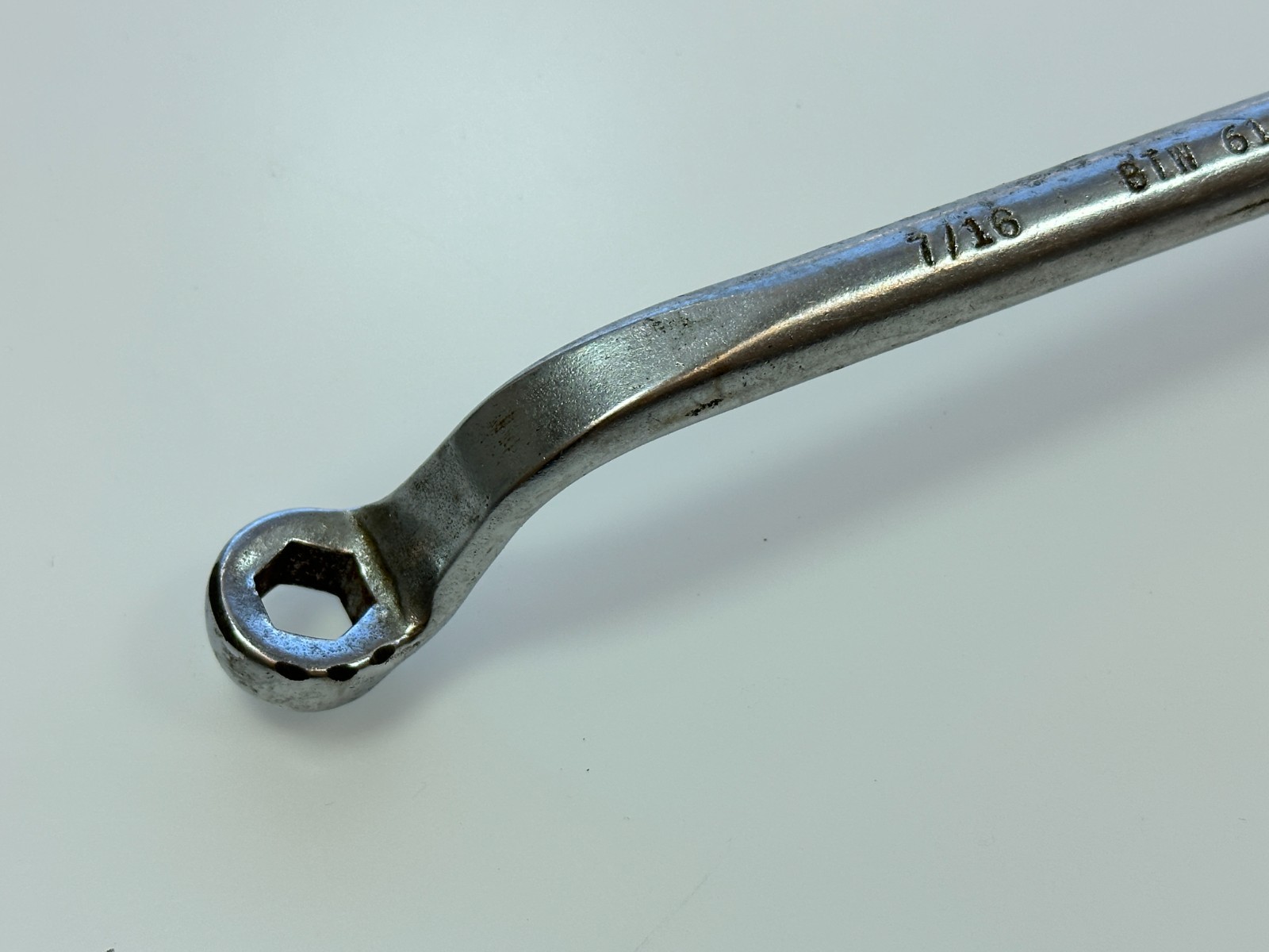 Vulcan Tools USA (Rare) BTW614 Single SAE 7/16” Box End Specialty Wrench 6 Point