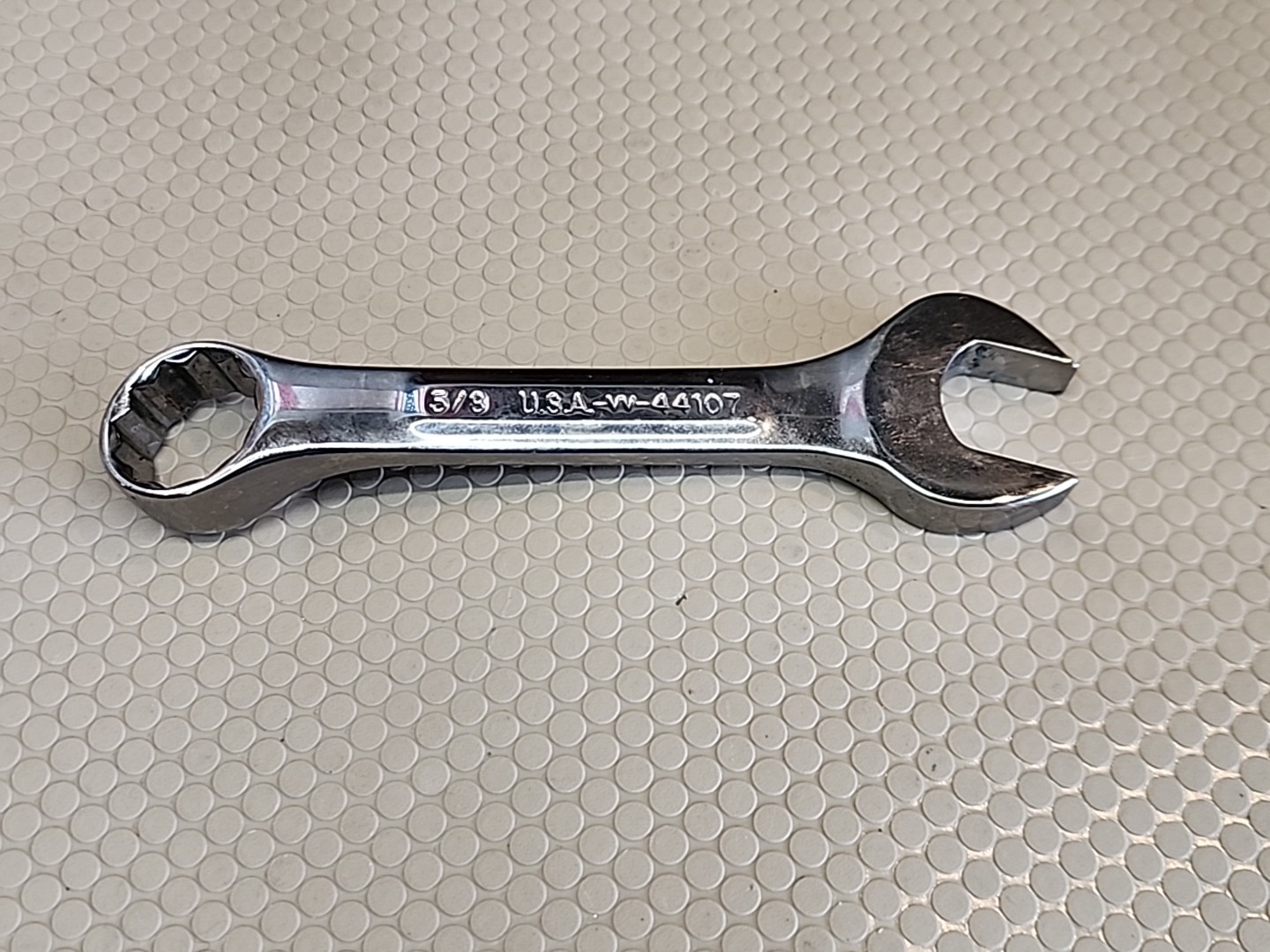 FULL POLISH USA Craftsman 5/8 Inch Stubby Short Combo WRENCH 44107
