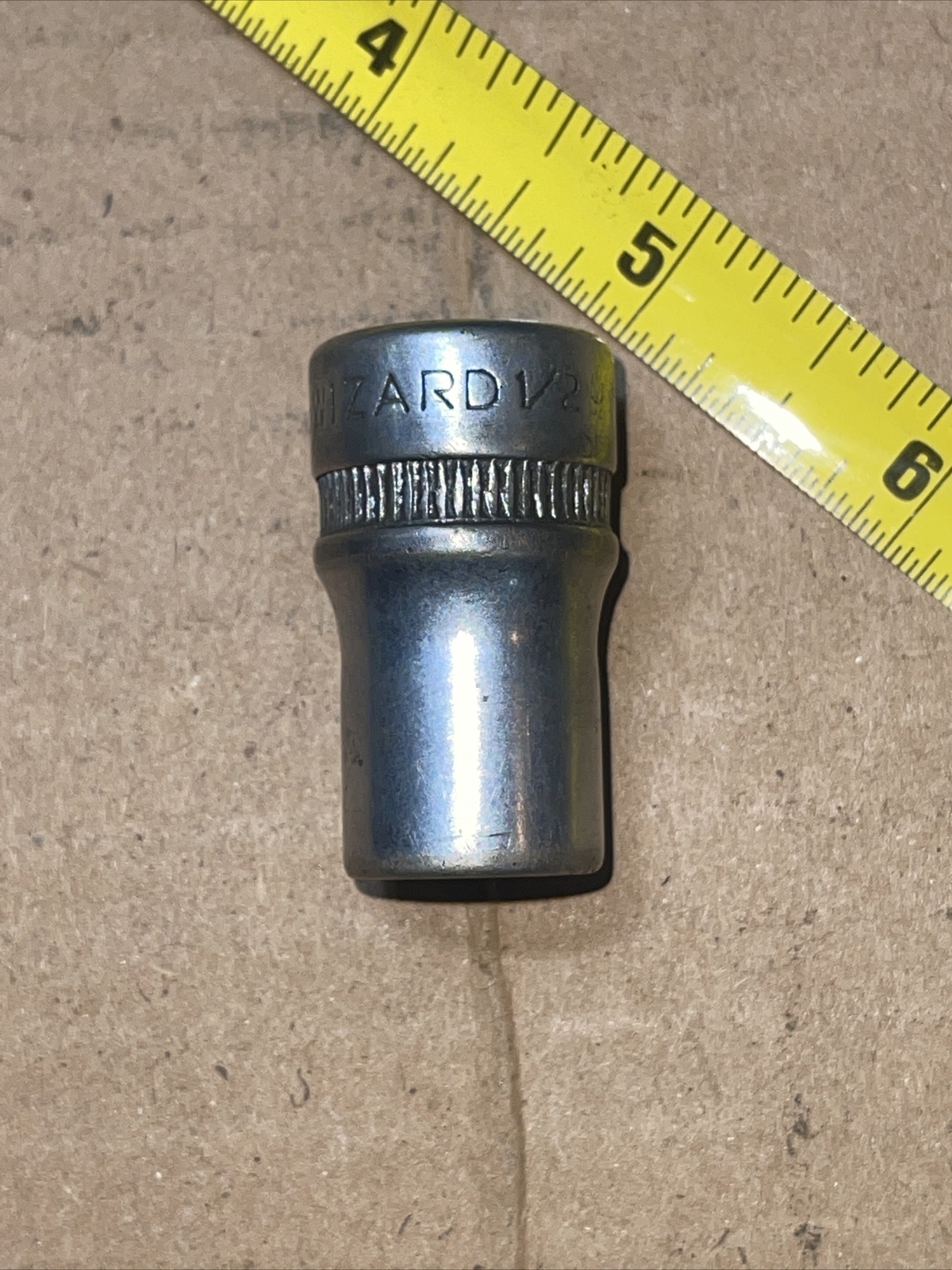 Wizard USA H2658 1/2 In SAE 1/2” Drive 12 Point Shallow Socket