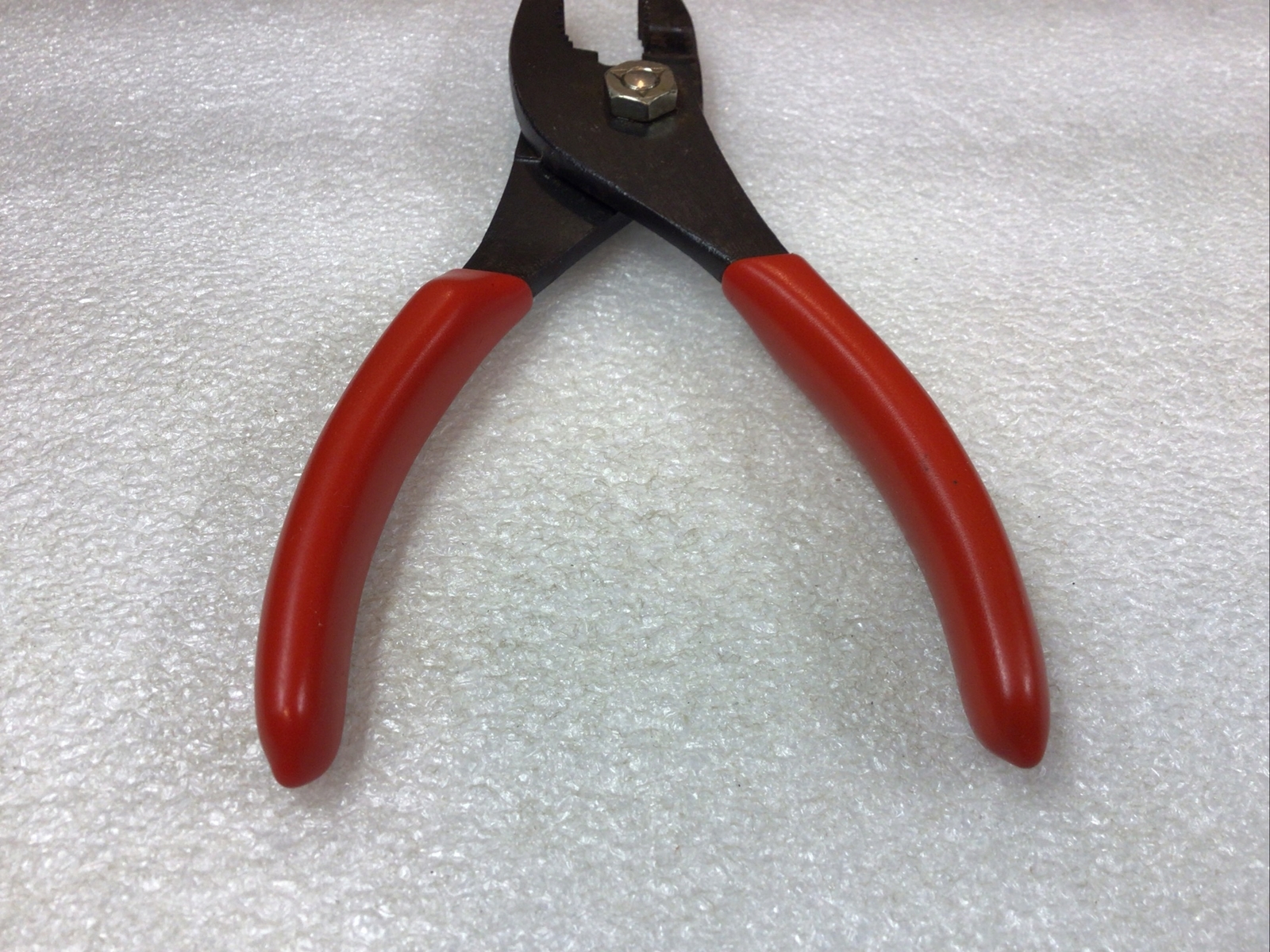 Snap On#46CP – 6-1/2”,Long, Red Soft Griped, Slip Joint Pliers/Cutters-USA-NICE-