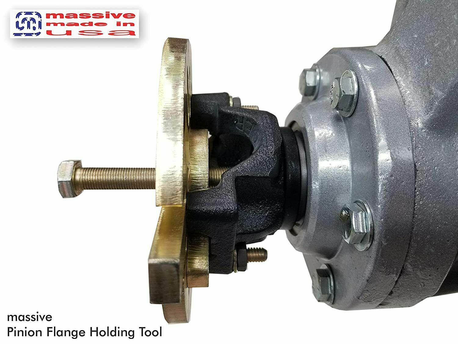 The Super Flange Holding Tool Yoke Wrench GM Ring Rear End Axle Nut 10 12 Bo