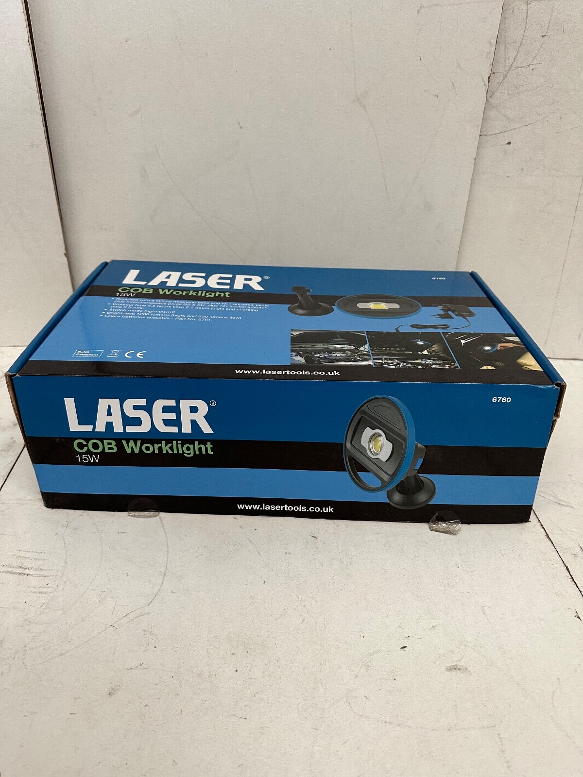 Laser 6760 COB Worklight 15w FREE UK NEXT DAY DELIVERY VAT INCLUSIVE