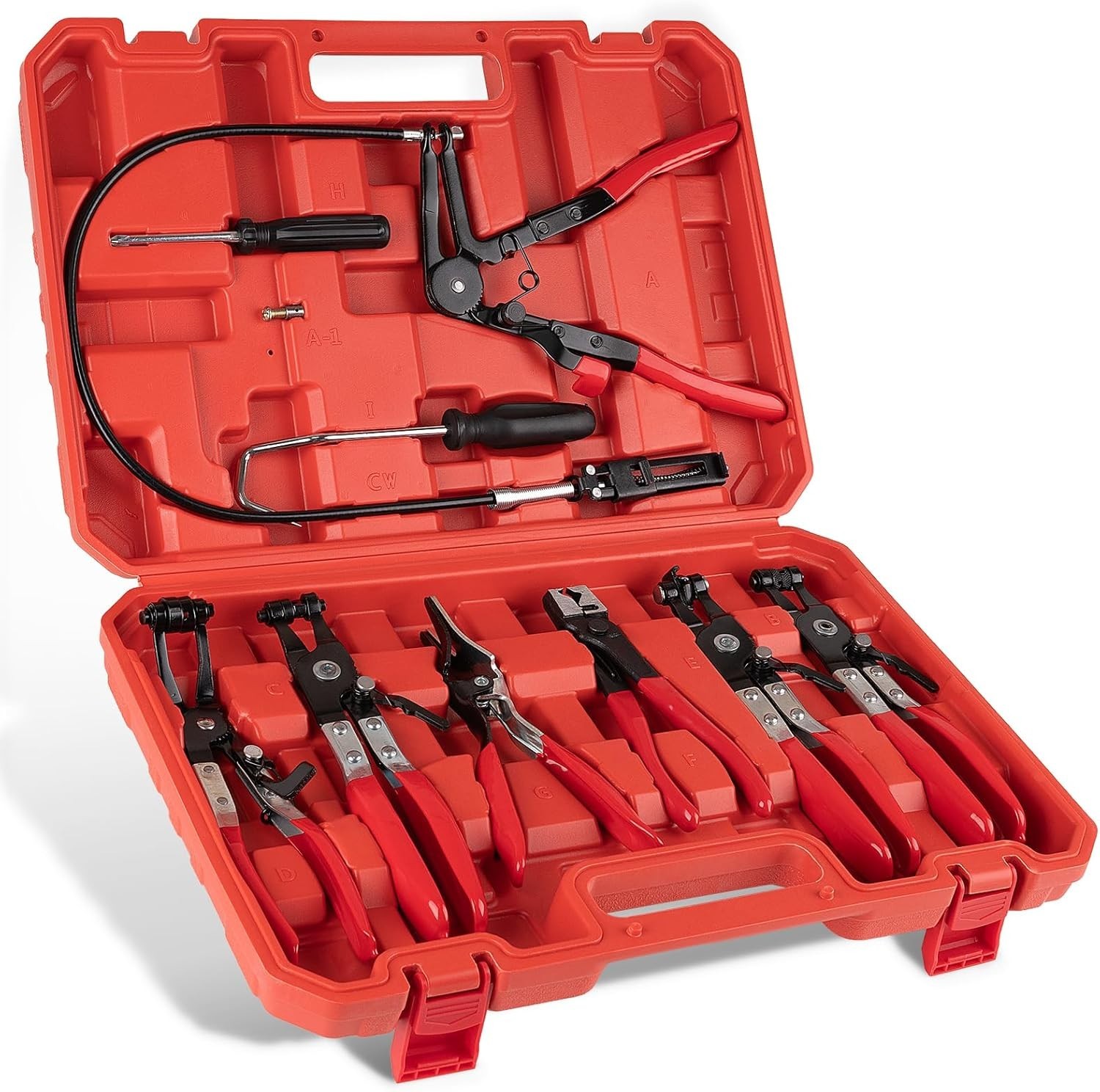 9PC Hose Clamp Pliers Set – Professional Automotive Tool for Easy Repairs