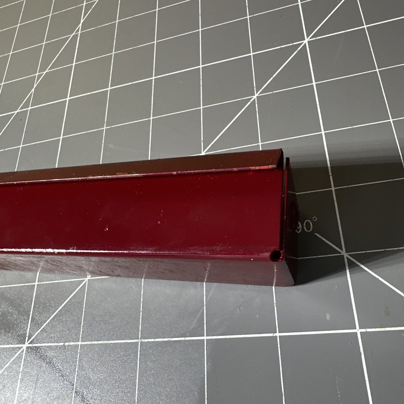 Vintage Snap-on KRA159 Metal Mid Socket Tray – Rare Royal Maroon 11.5”