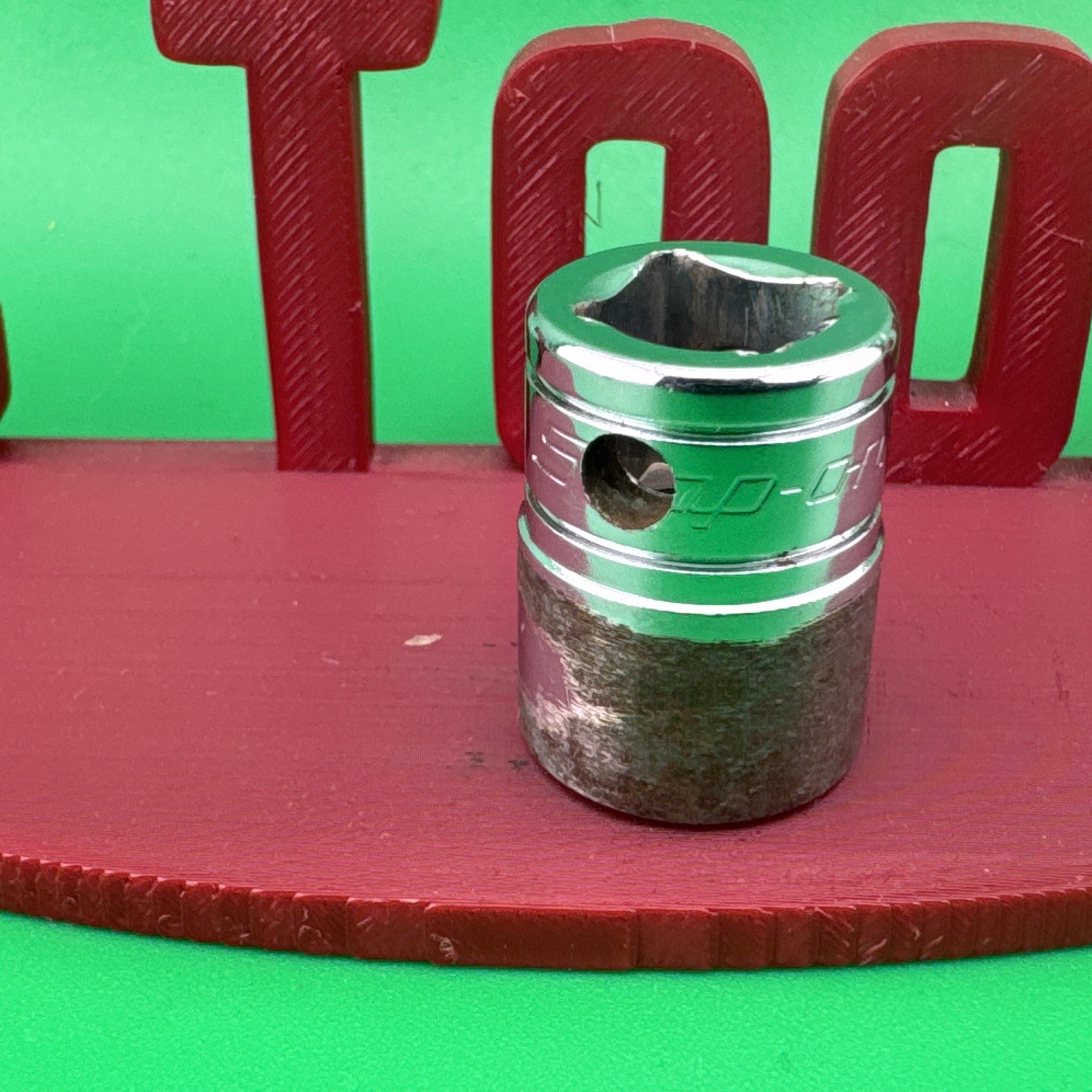 Snap On F161 3/8″ Drive 12-Point SAE 1/2″ Shallow Chrome Socket Engraved 4