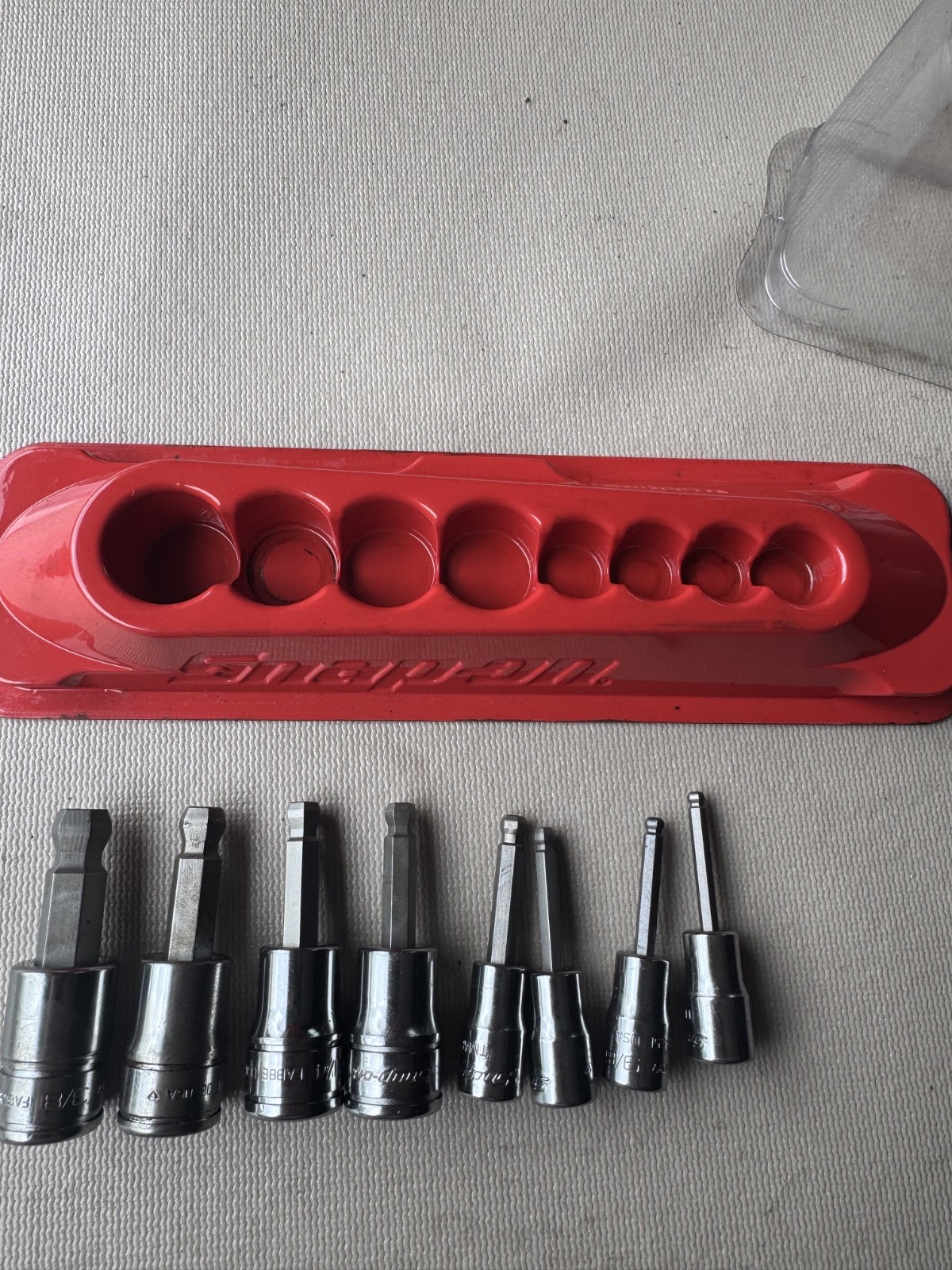 Snap-On 208eftaby 8 pc 1/4″ & 3/8″ drive sae ball hex socket driver set