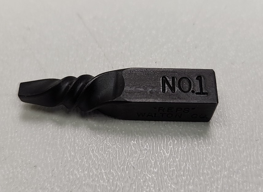 Walton Pipe Stud And Screw Extractors 3 Piece Set Reps #1, #2, #3 New Old Stock