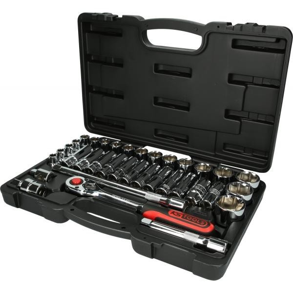 KS TOOLS 918.0635 – 1/2″ CHROME plus Socket set, (35 pcs)
