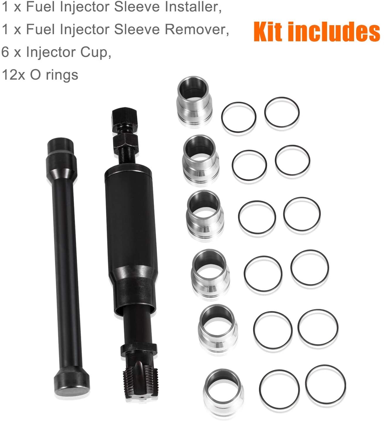 For Caterpillar CAT C7 C9 3126B Injector Sleeve Cup Removal & Install Tool Kit