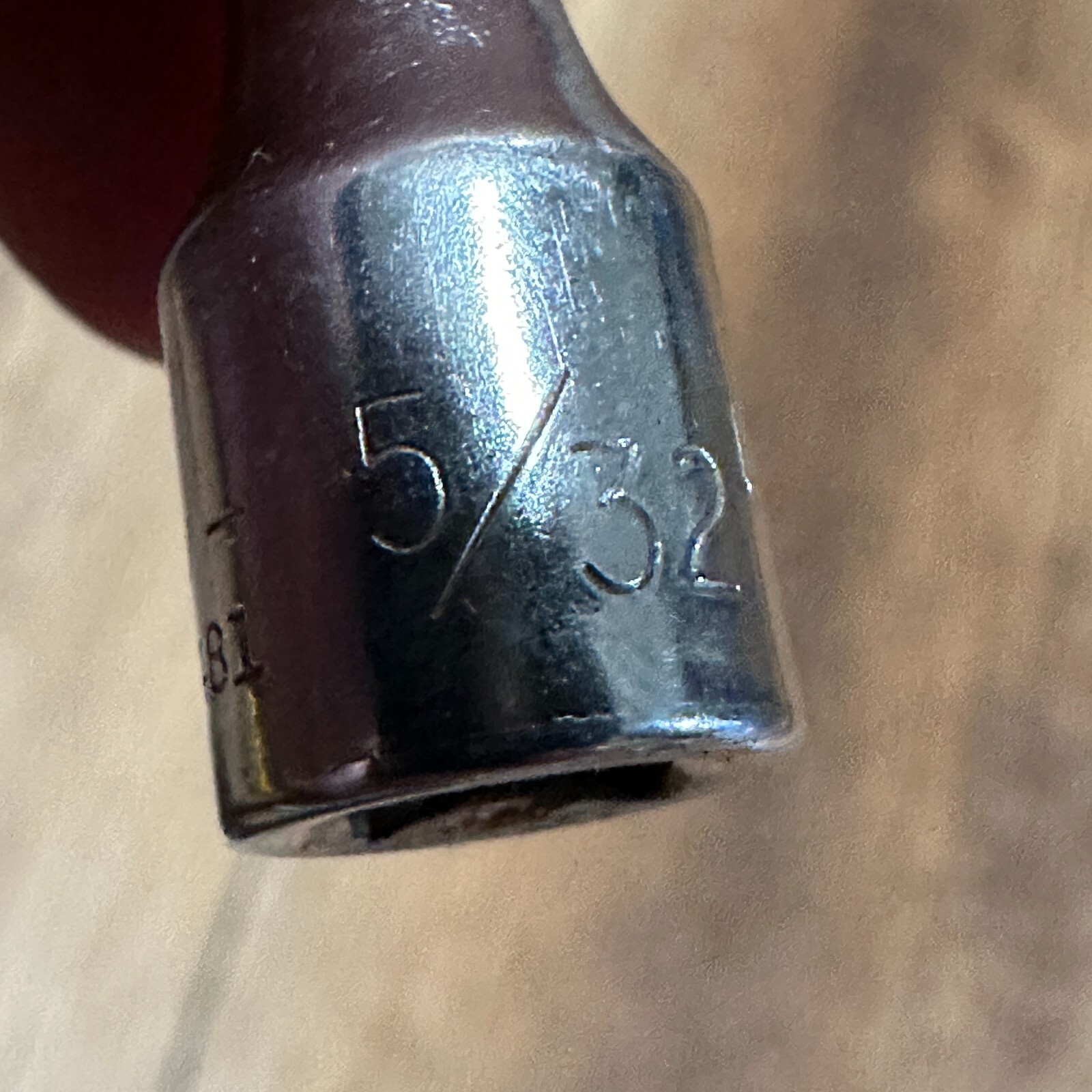 Vintage Craftsman USA 5/32″ 6 Point 1/4″ Drive Shallow Socket 43481 -V- Series