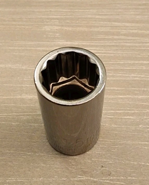 Craftsman USA 15mm Socket 12 Point 1/2″ Drive G 44236
