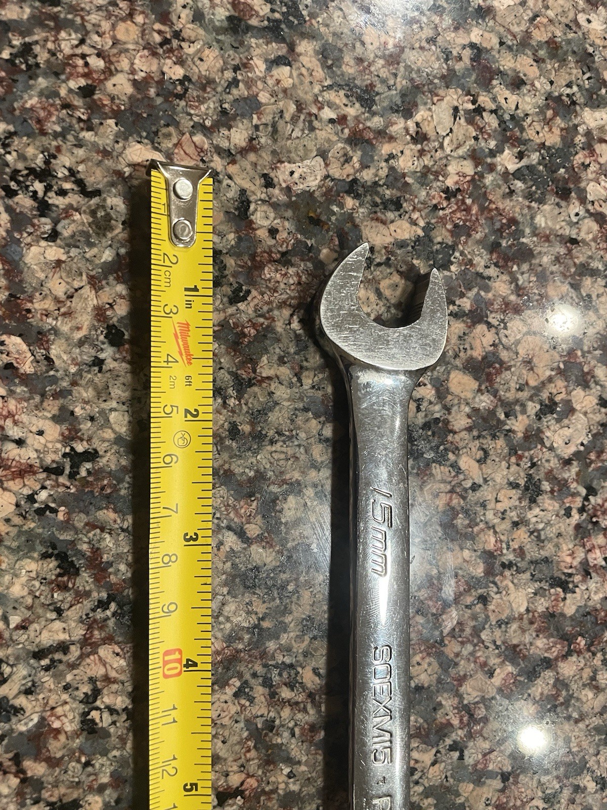 Snap-On Tools 15mm Metric Flank Driver Combination Wrench, SOEXM15