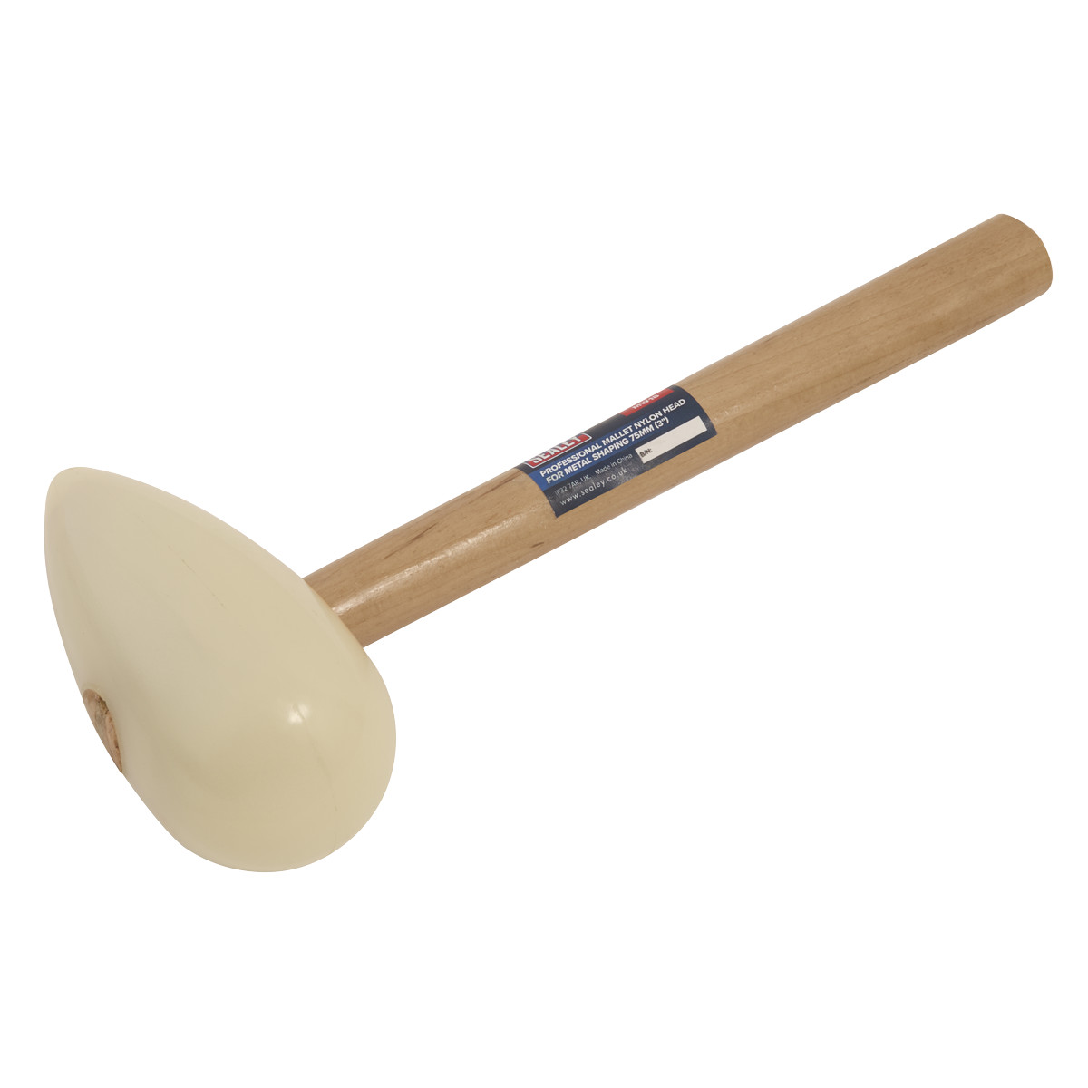 Sealey MW18 Professional Mallet Nylon Head for Metal Shaping 75mm (3″)