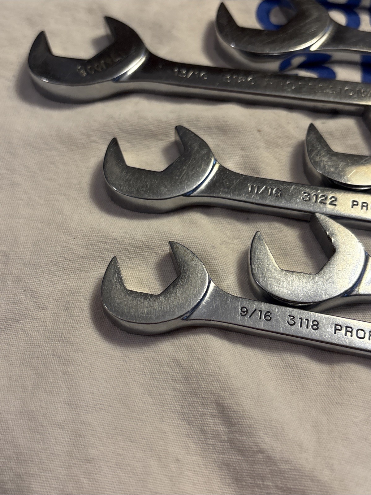 Proto Professional USA 11pc Four-Way Angle Open End Wrench Set 11/32″ – 1-1/4″