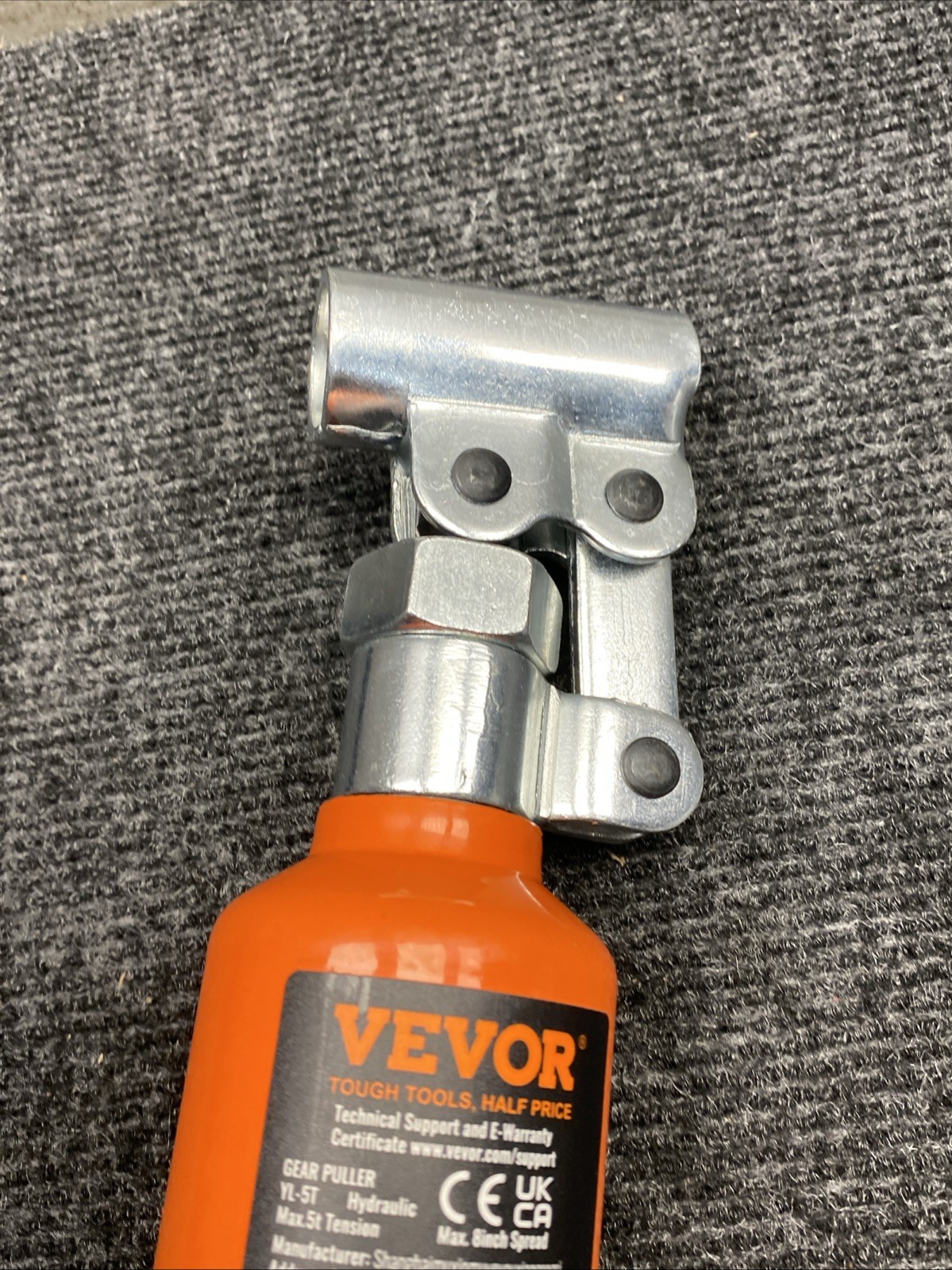 VEVOR Hydraulic Gear Puller, 5 Ton Max Capacity Wheel Bearing Pulling Separator,
