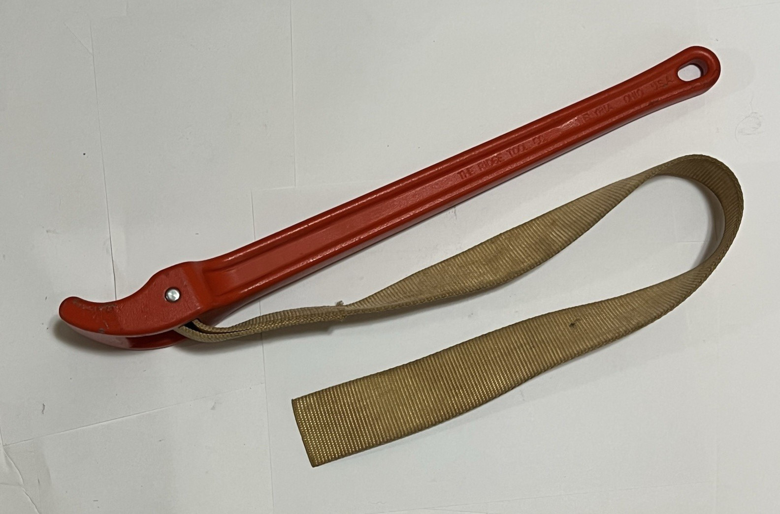 Ridgid Tools No 5 Aluminum Strap Pipe Wrench 18″ Long USA NICE