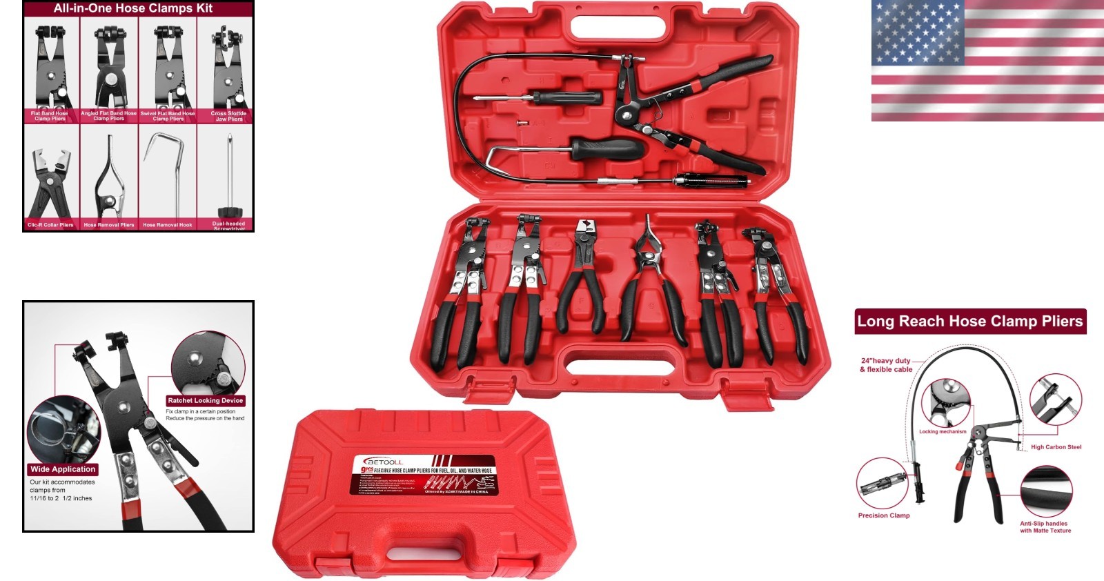 Professional Long Pliers Set