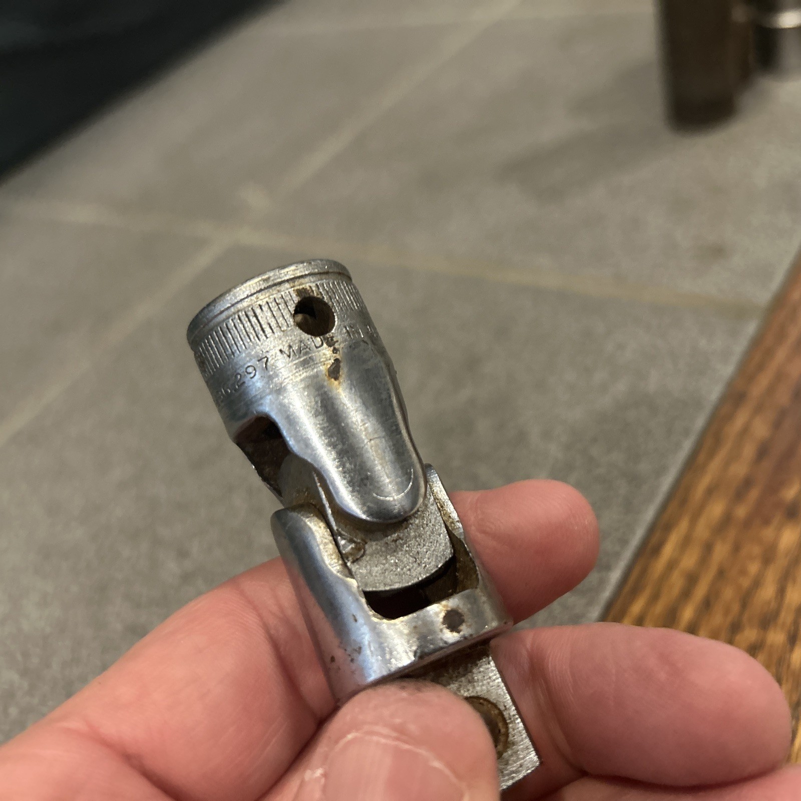 VTG Snap On Ferret F-70N 3/8″ Drive Ratchet 7″ & 1/2” Universal Joint Adapter