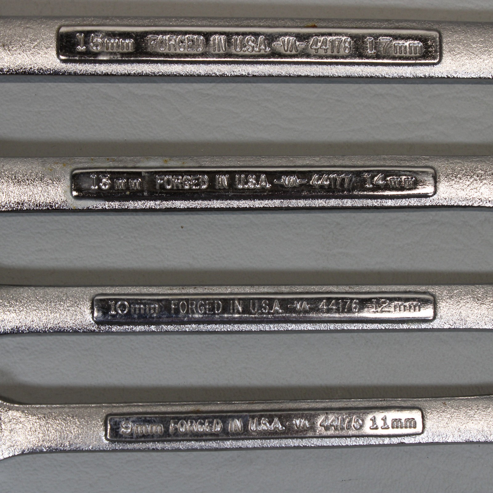 Craftsman USA 4pc Metric Line/Flare Nut Wrench Set 9-17mm