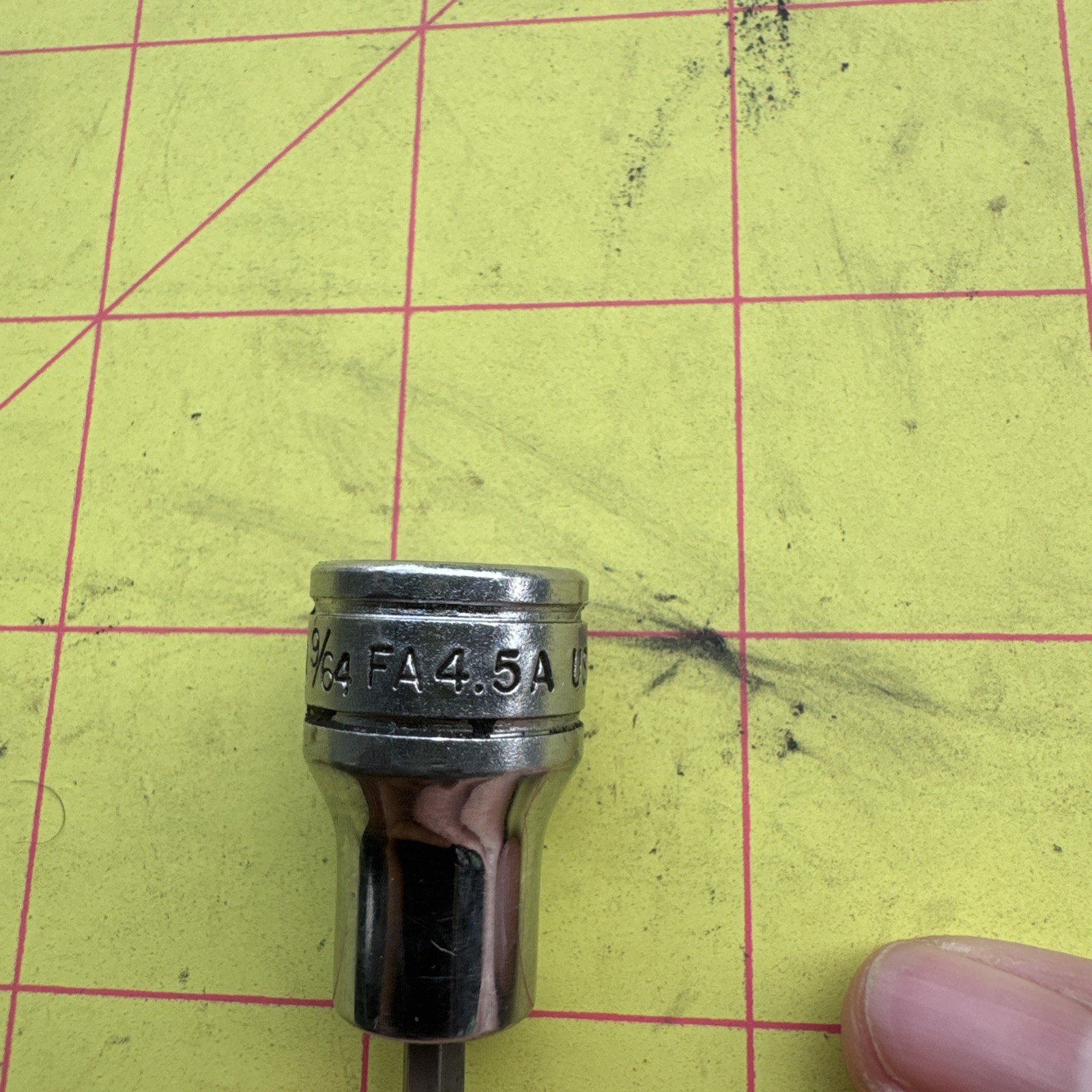 Snap On FA4.5A Socket Hex Style 3/8” Drive