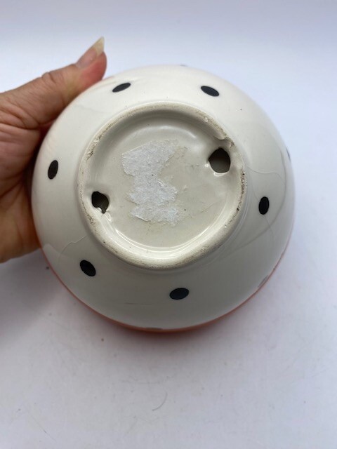 Ceramic Skull Head Bowl Pre Owned Unmarked Name Brand