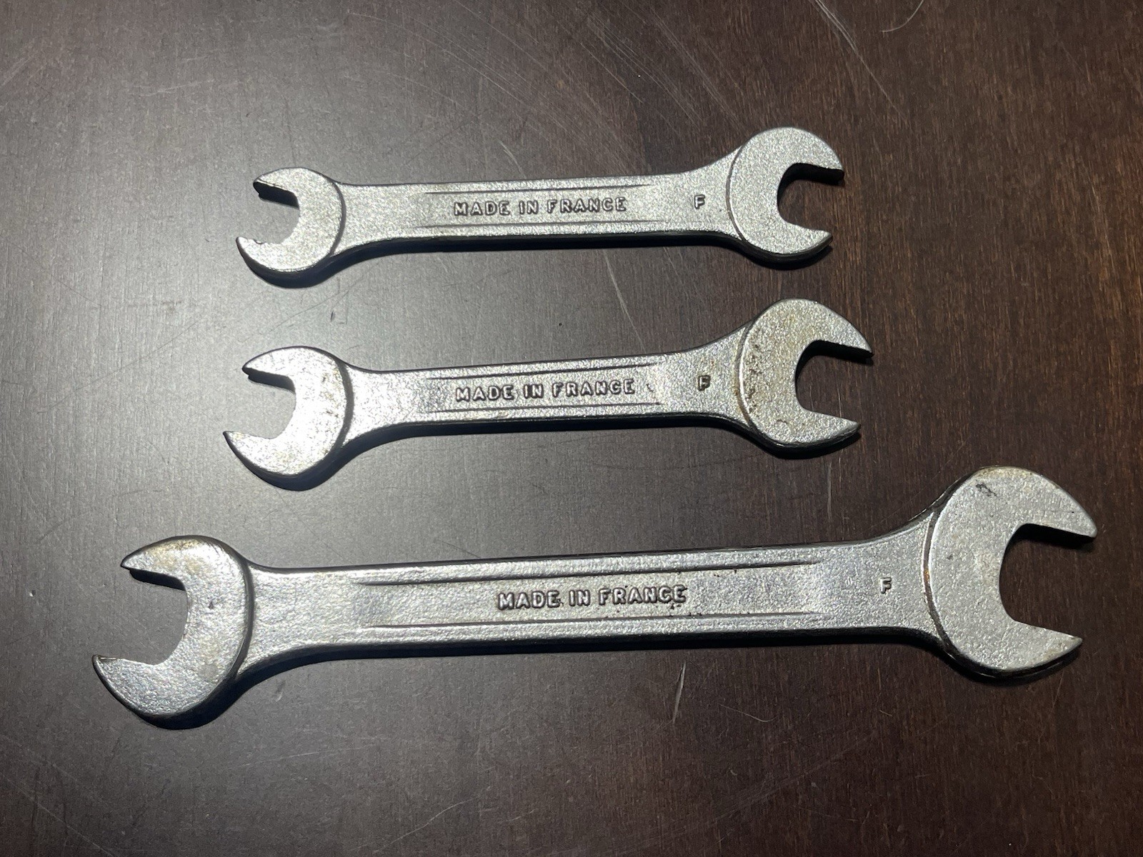 Renault Metric Wrench Lot (17 – 14, 13 – 11, 12 – 10) Made in France 1970’s