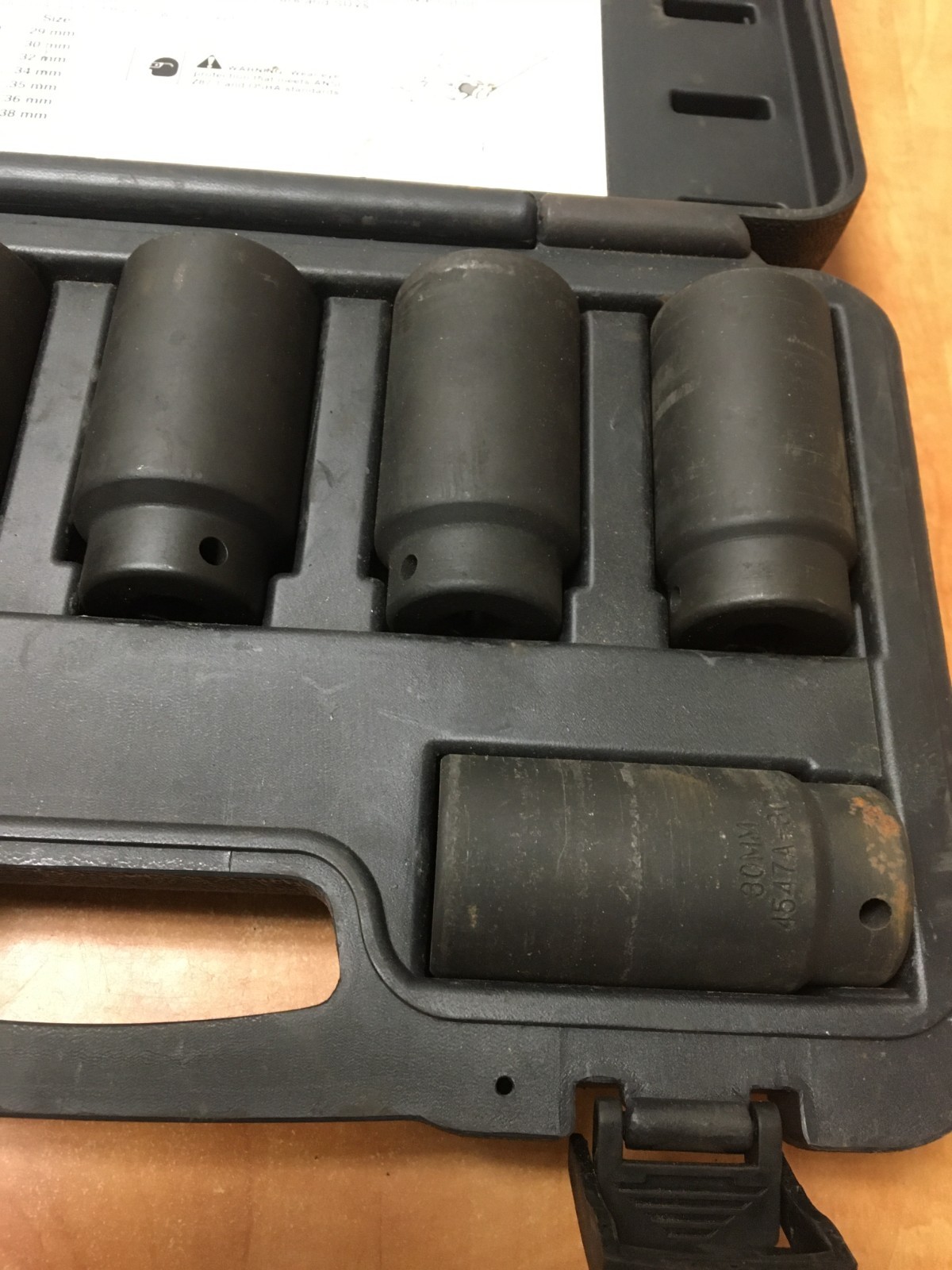 Mac Tools 1/2″ 6pt Axle Nut Metric Socket Set FWD Front Wheel Drive AS4547A