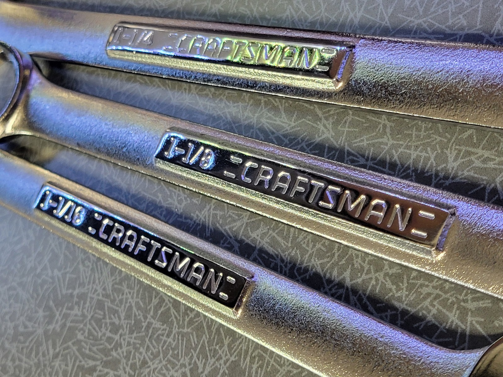 Never Used Vintage Craftsman -VA- Combo Wrenches 1 1/16, 1 1/8, 1 1/4 Made USA