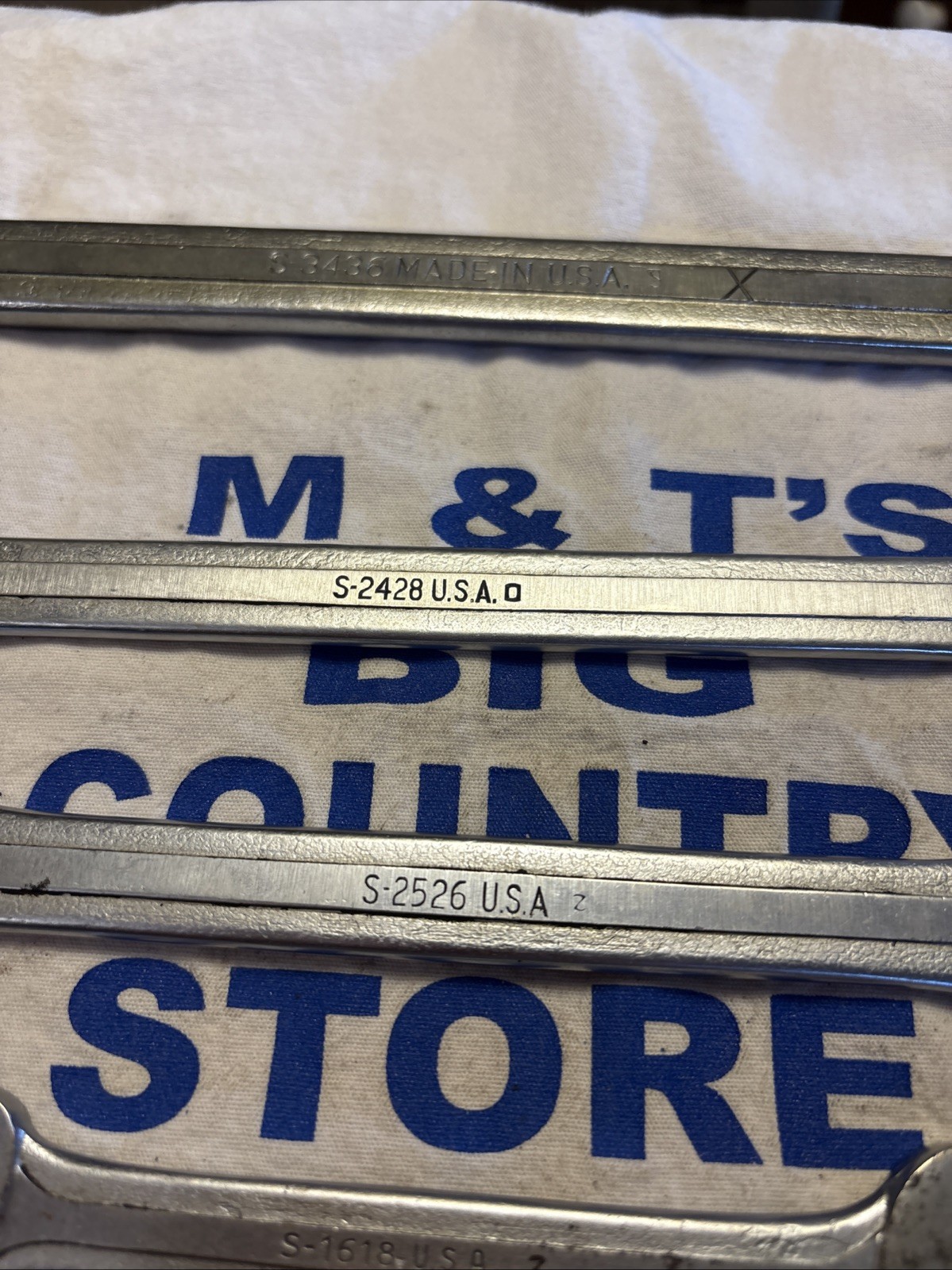 Blue-Point USA Supreme 5pc Double Open End Wrench Set 7/16″ to 1-1/8″ S Series