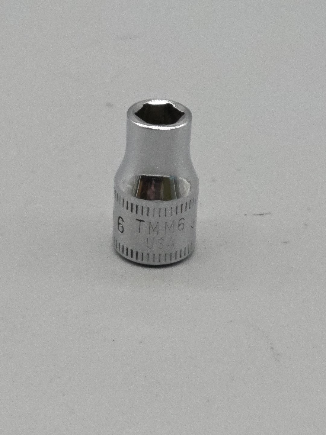 Snap-on Tools 1/4″ Drive 6-Pt Metric 6mm Shallow Socket TMM6 USA
