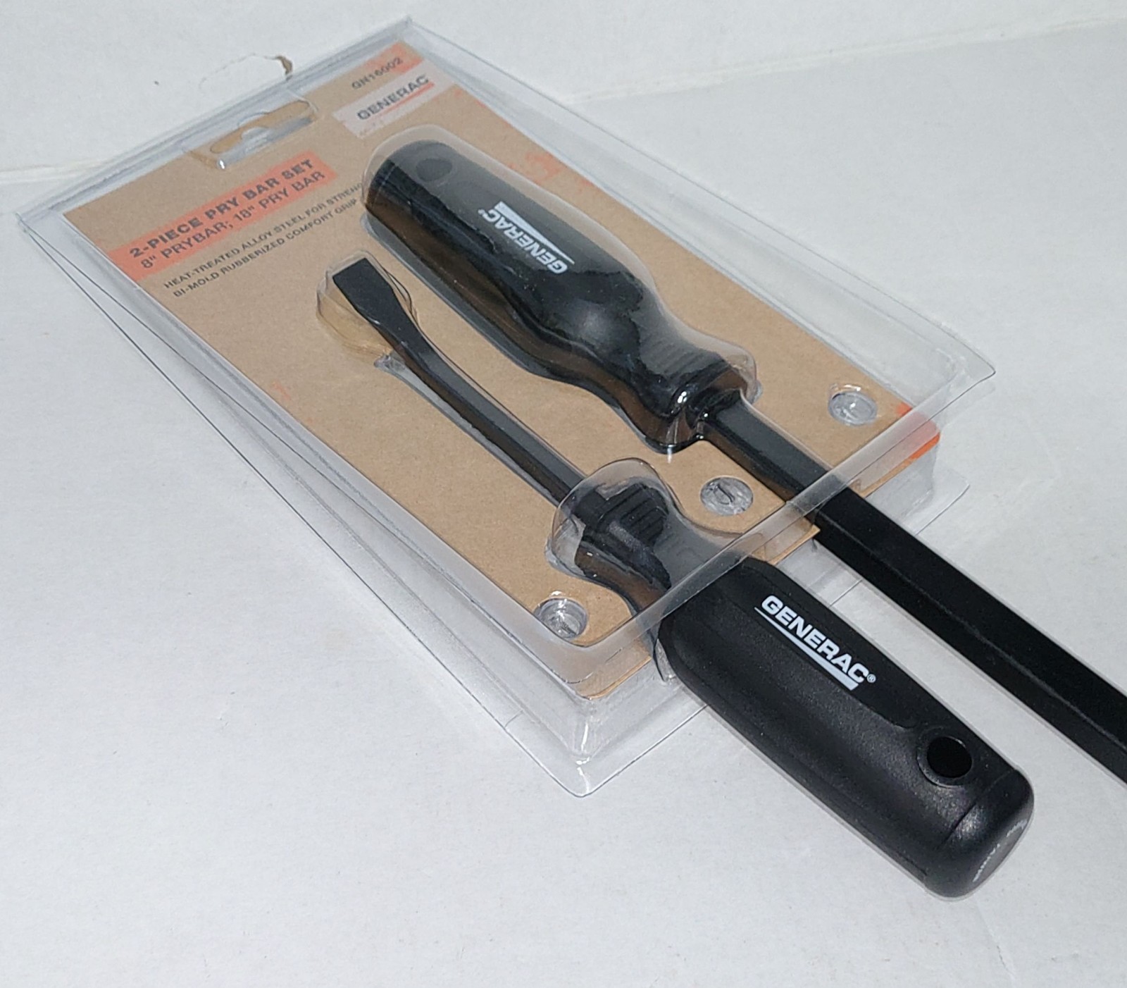 Generac OEM 2 Piece 8″ & 18″ Pry Bar Set GN16002 New Sealed