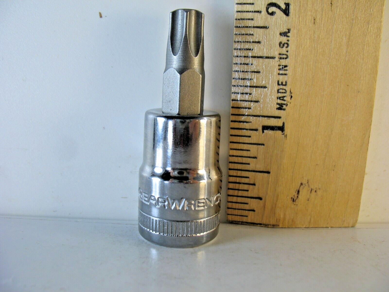 GearWrench 80457N, 3/8″ Drive Tamper Proof Torx Bit Socket T45 – Brand New
