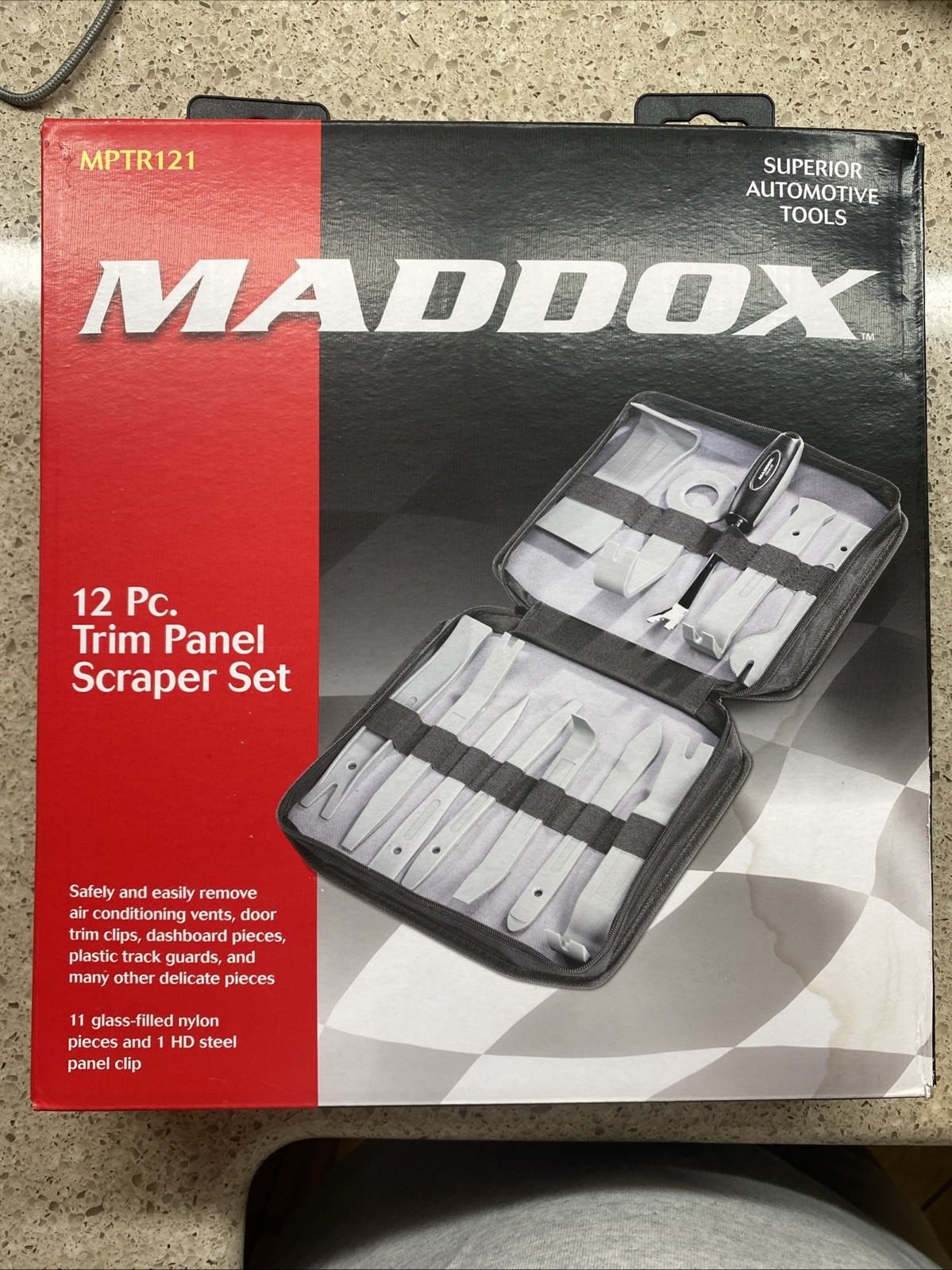NEW MADDOX 12 Piece Trim Panel Scraper Set MPTR121 70948