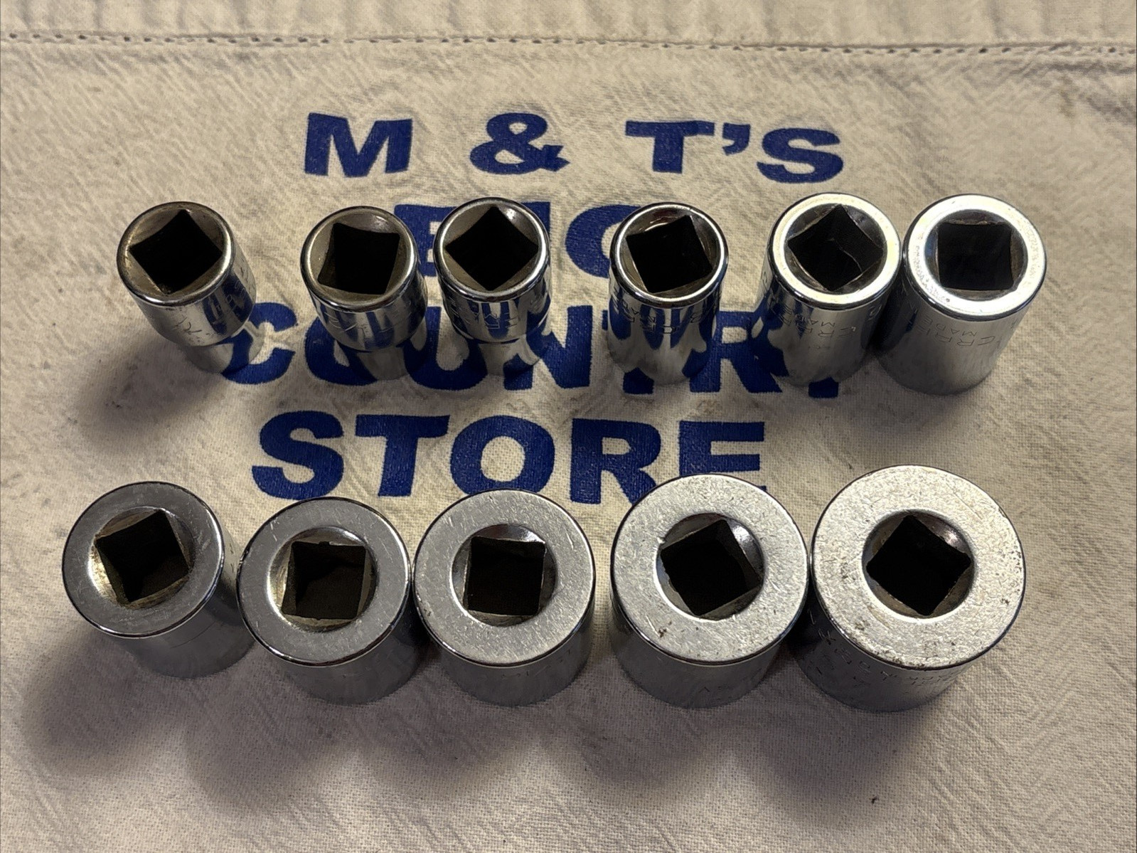 Craftsman USA 1/2″ Drive 12pt 11pc SAE Shallow Socket Set G Series 7/16 – 1-1/16