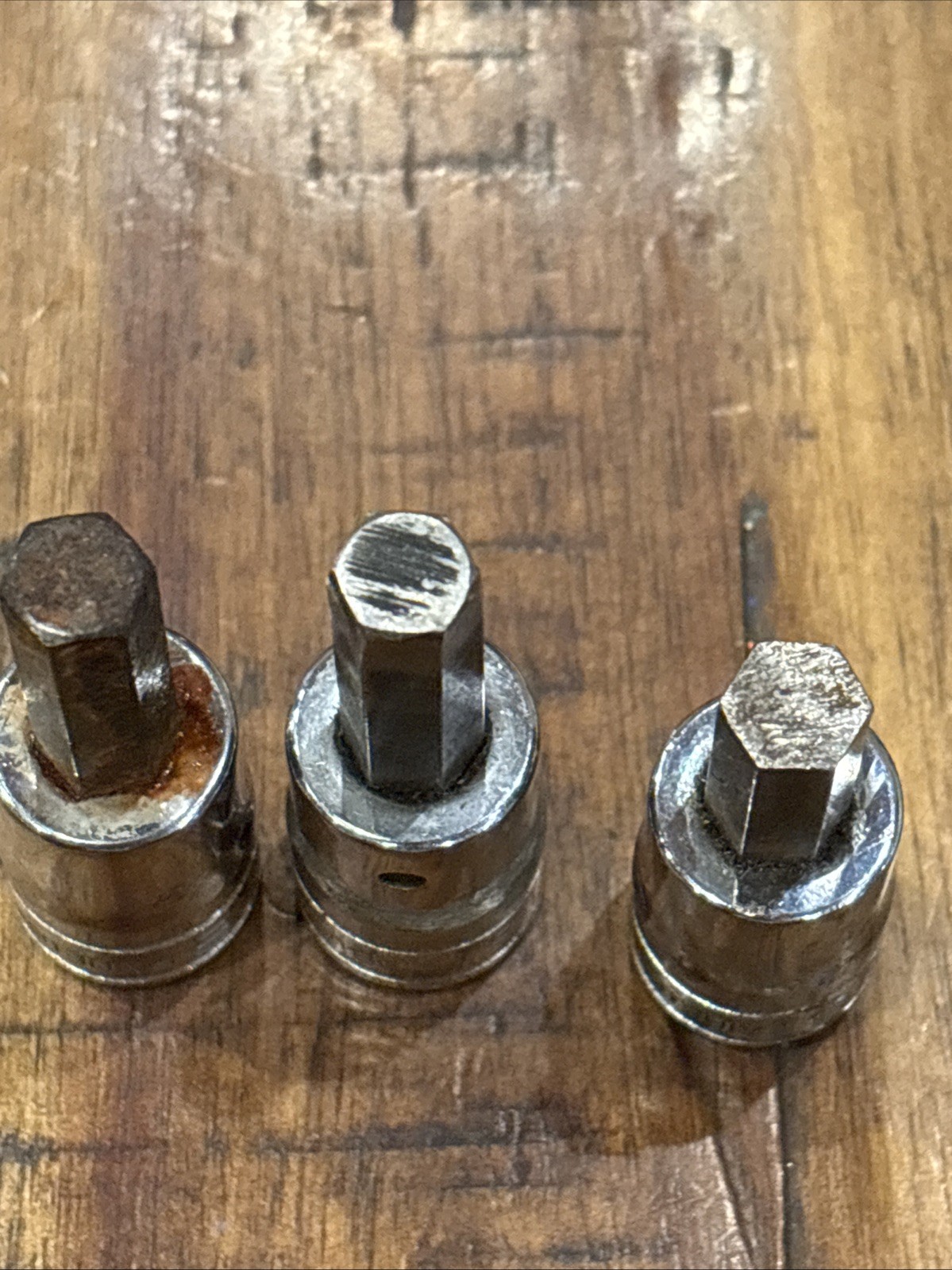 Snap-on Tools 5/16” 3pc Hex Allen Sockets 3/8” Drive FA10E FA10B USA SAE