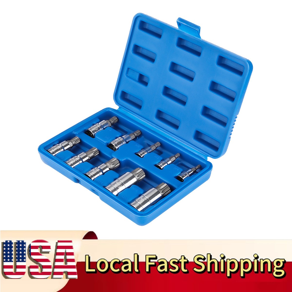 Alloy steel bits 12 Points with Carrying Case Tamper Proof with Case