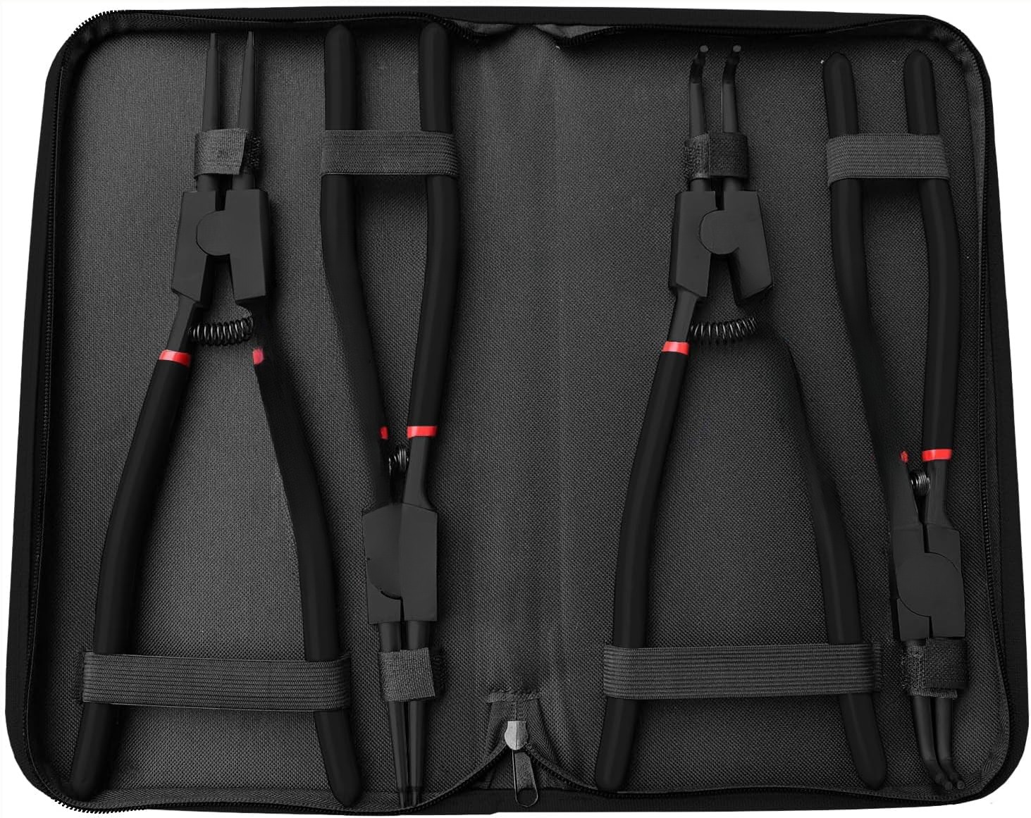 Heavy Duty Circlip Plier Set, 4PCS – 13 Inch Inside/Outside Circlip Plier Kit