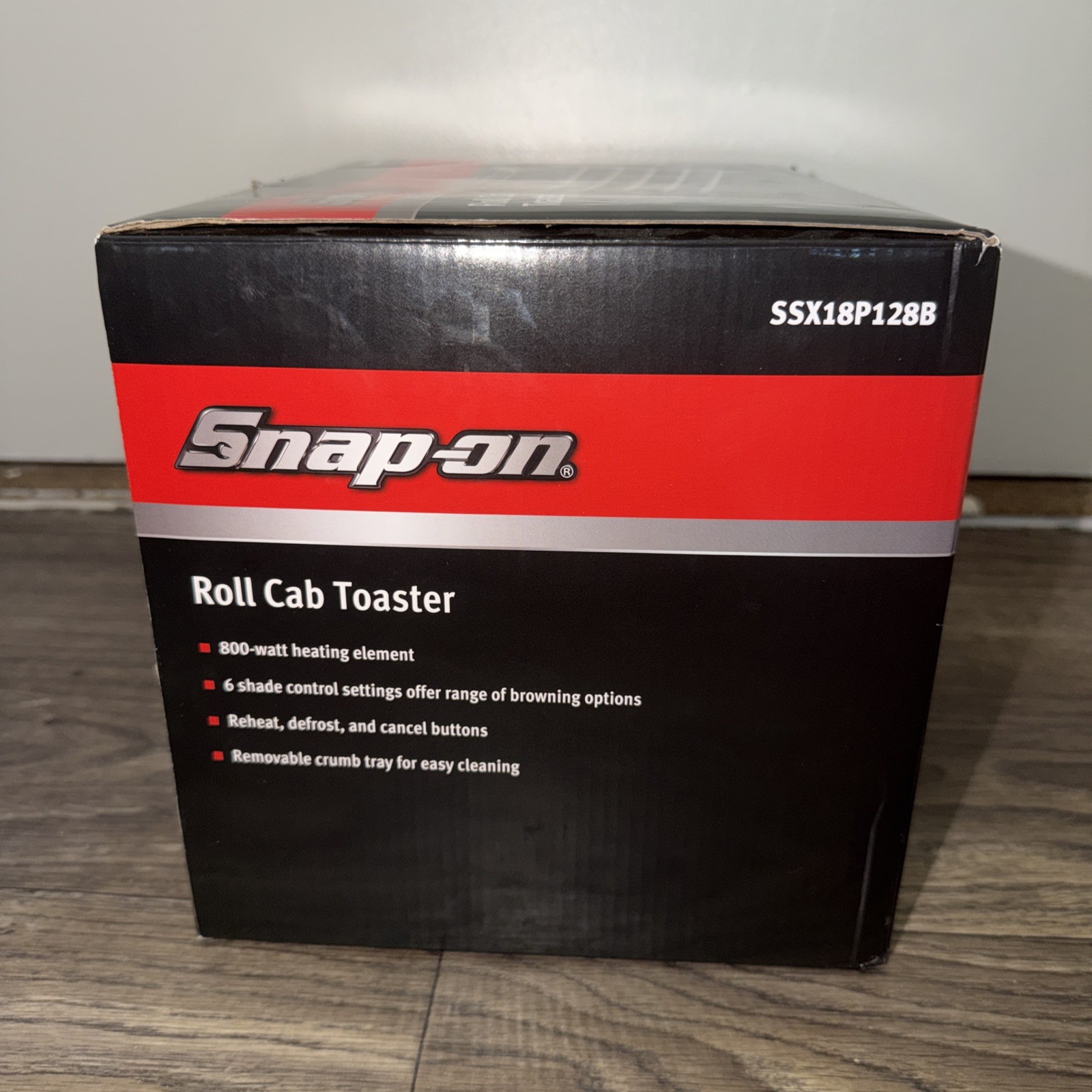 Snap On Roll Cab Toaster Black Silver – Open Box Never Used!