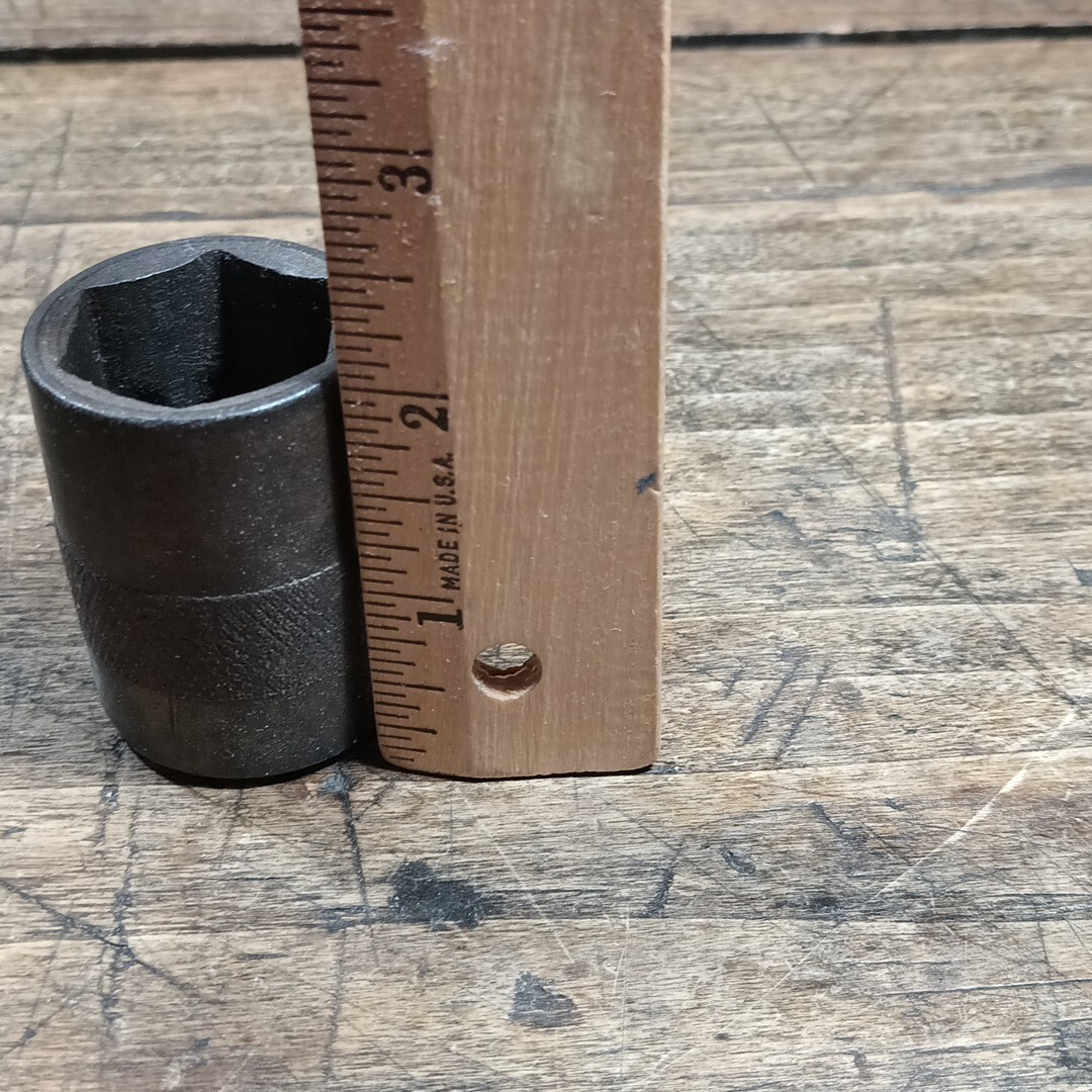 Snap on Tools USA 5/8″ Drive 6pt SAE 1-1/16” Socket 1930’s
