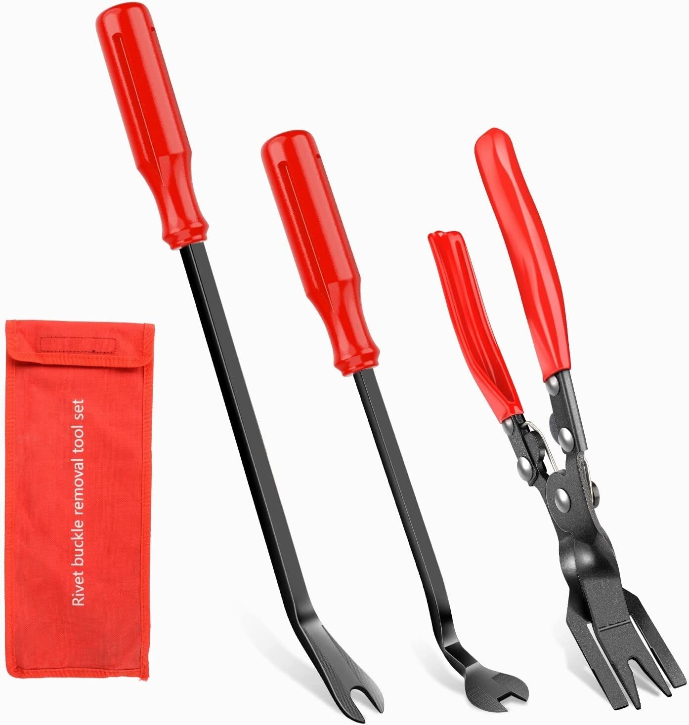 Nilight 3PCS Clip Pliers Set & Fastener Remover Auto Trim Removal Tool Kit