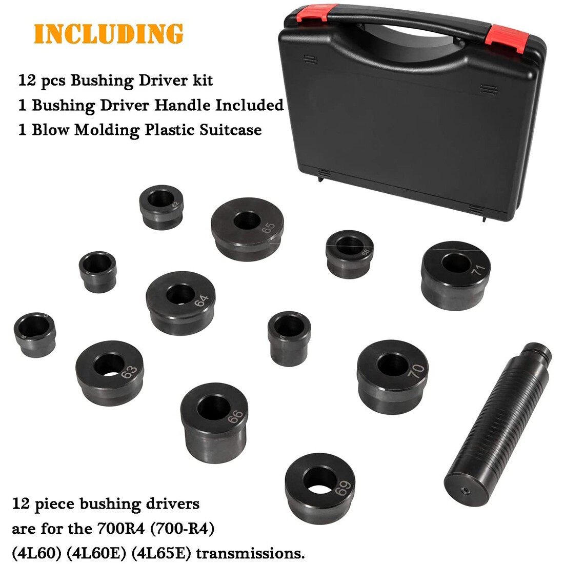 13Pcs/set T-0220-700R4 Bushing Driver Tools Kit for GM 700-R4 4L60 4L65E 4L60E
