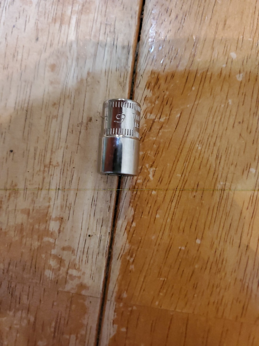 Snap On 1/4″ Drive 9MM 6PT Metric Shallow Chrome Socket TMM9