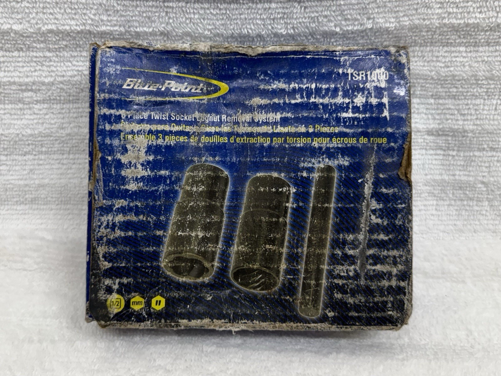 Blue Point Tools 1/2 Drive Flip Twist Lug Nut Socket set TSR1000 Vintage